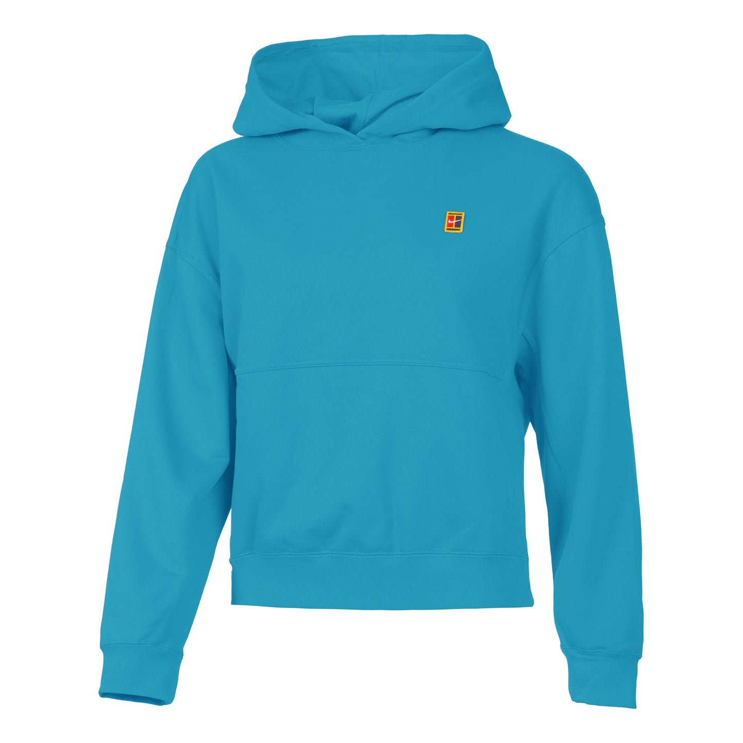 Nike Dri-Fit Court Heritage Fleece Huvtröja Damer - petrol,