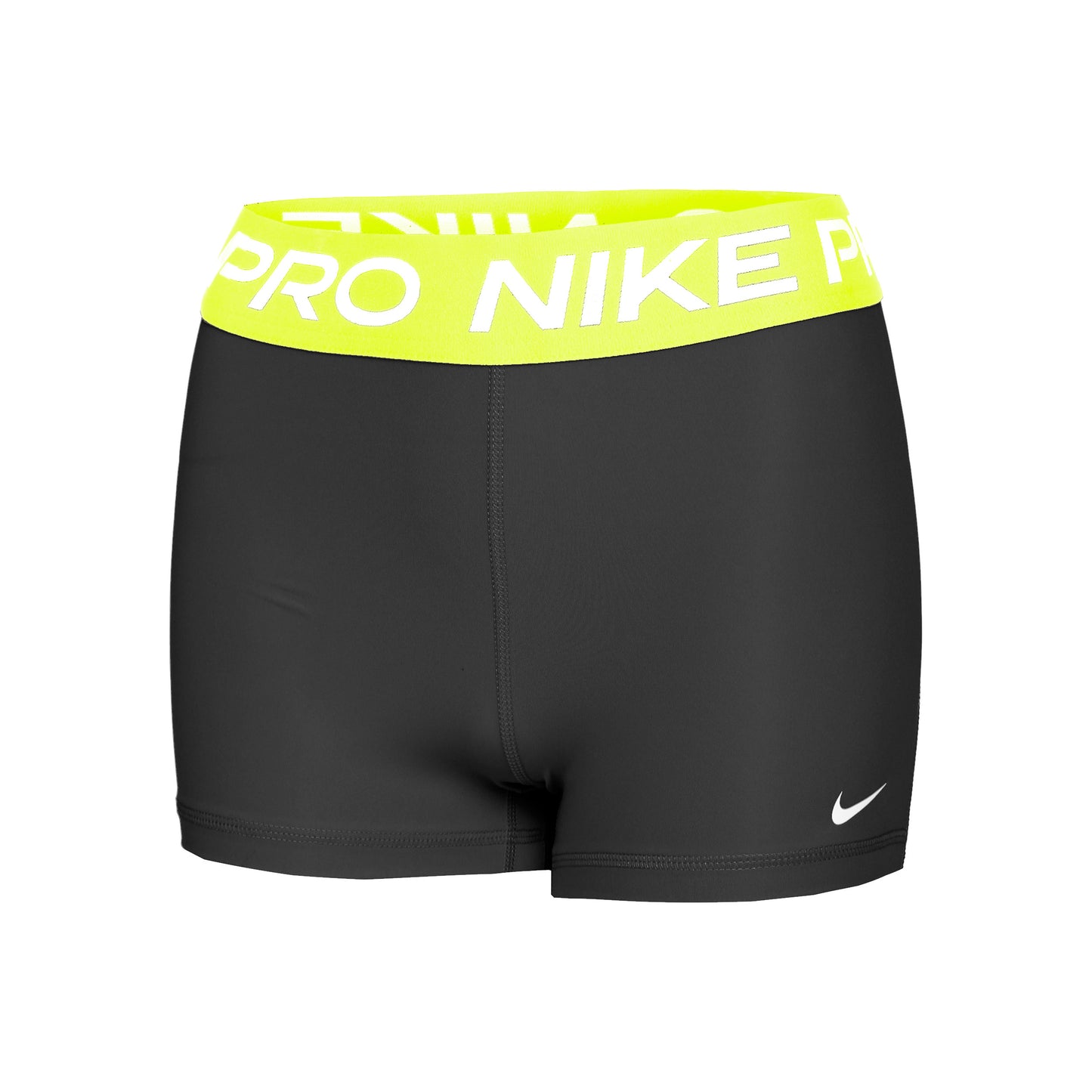 Nike Performance Pro 365 3in Bollshorts Damer - svart, neongul