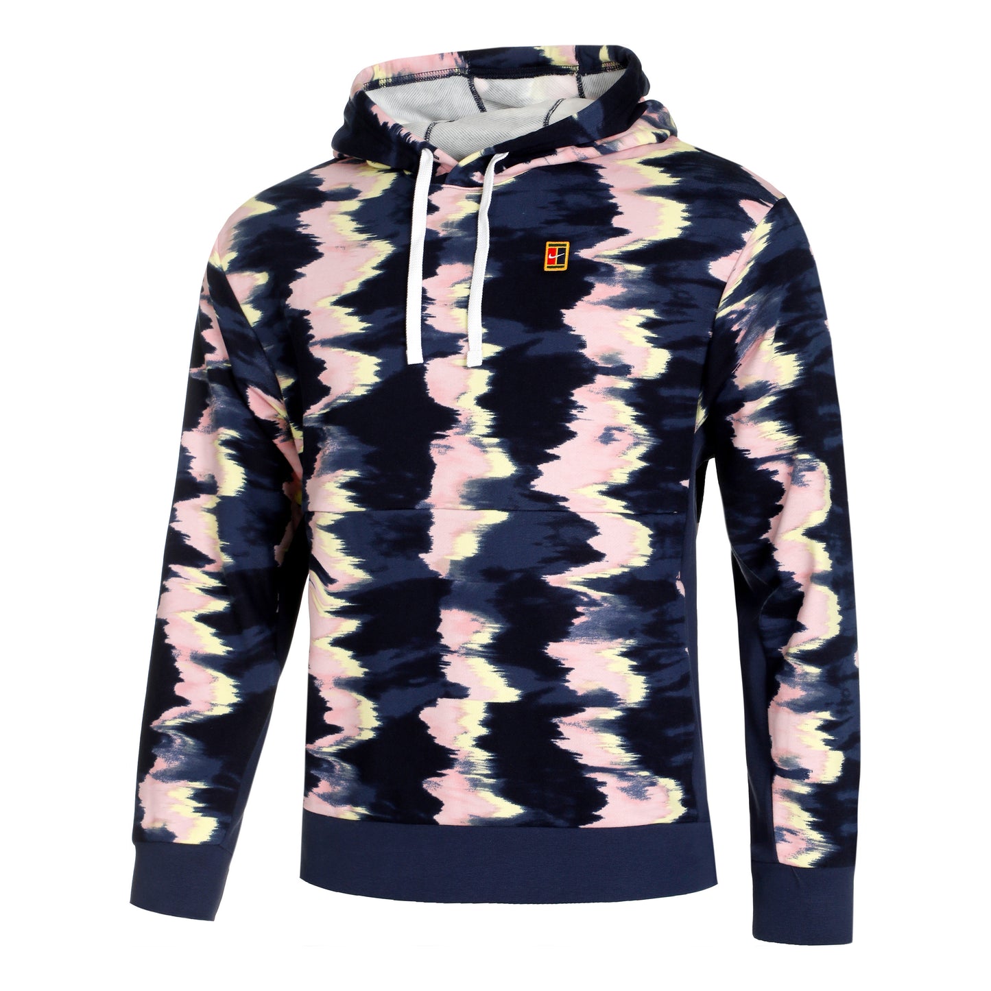 Nike Dri-Fit Court Heritage OZ Huvtröja Herrar - rosa, mörkblå