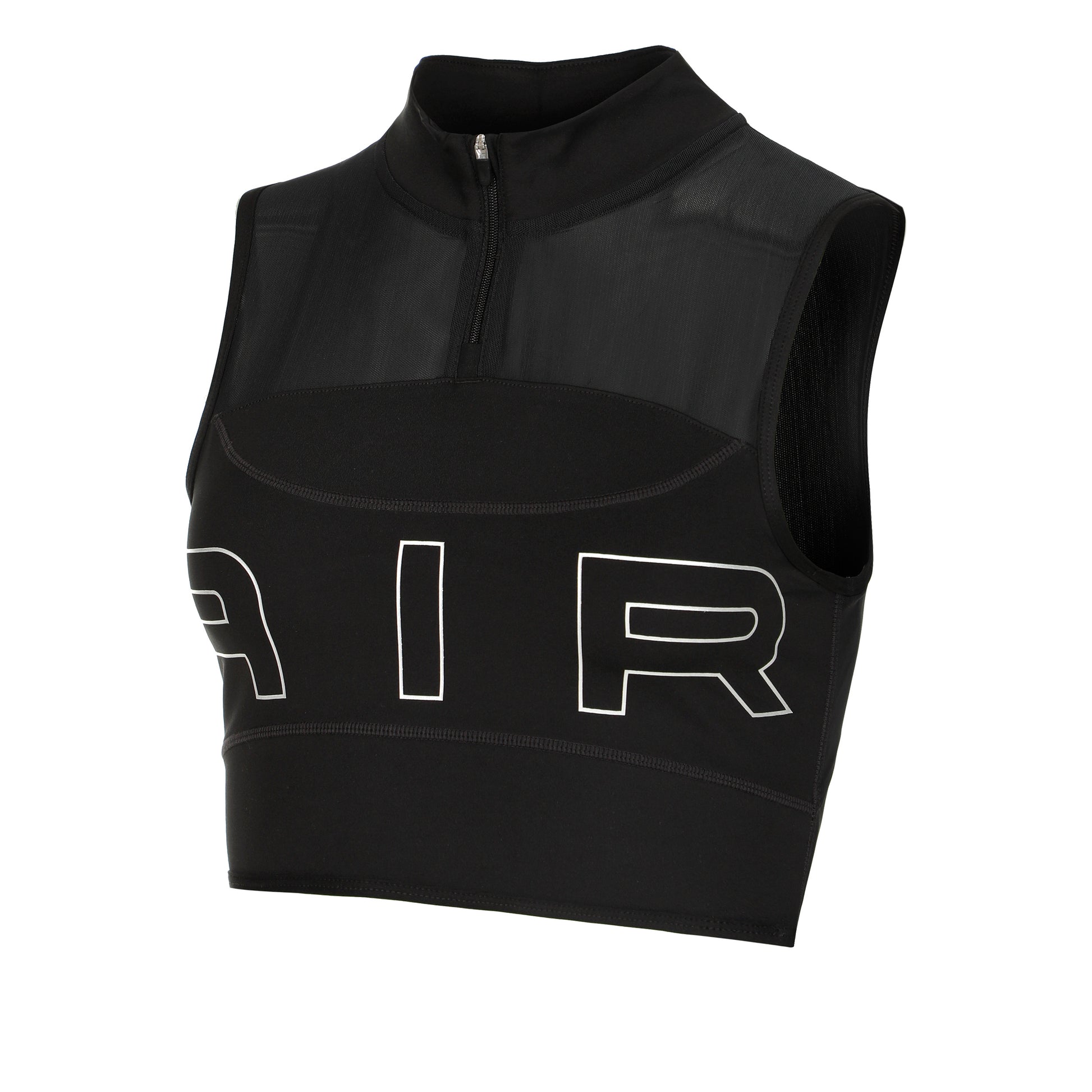 Nike Dri-Fit Air Cropped Löpartröja Damer - svart,