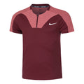 Dri-Fit Court Slim UL RG Polo Herrar - mörkröd, gammal rosa