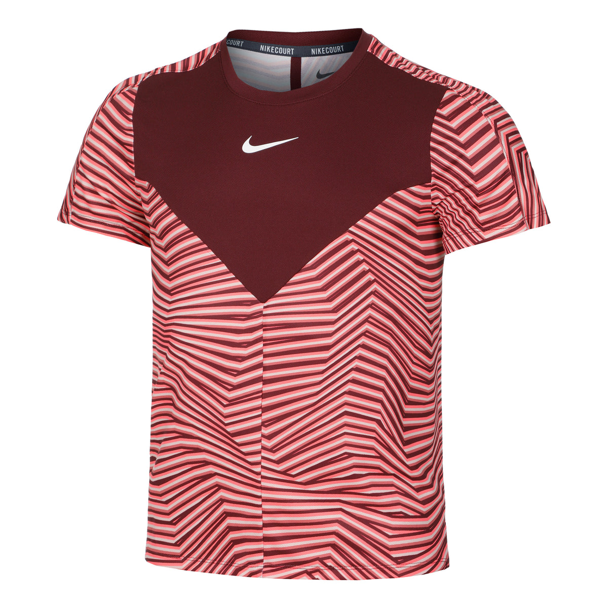 Nike Dri-Fit Court Slam RG T-shirt Herrar - mörkröd, gammal rosa