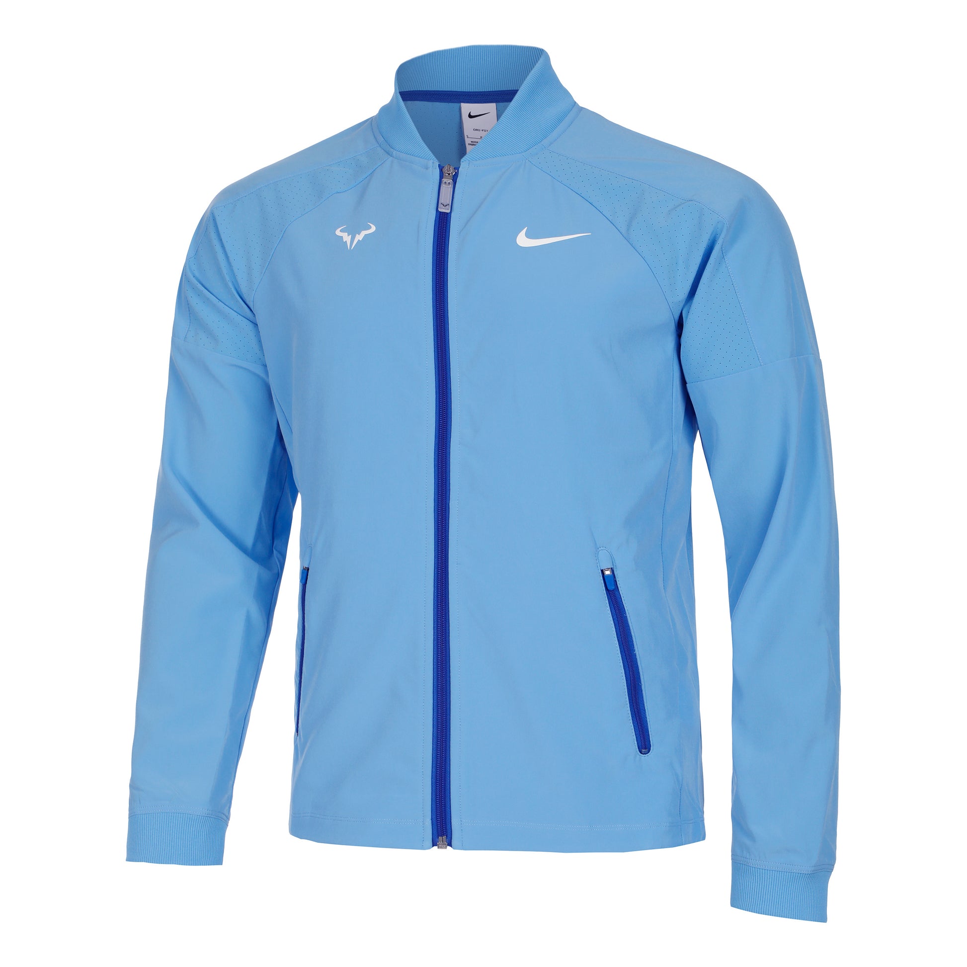 Nike Dri-Fit RAFA MNK Träningsjacka Herrar - ljusblå, blå