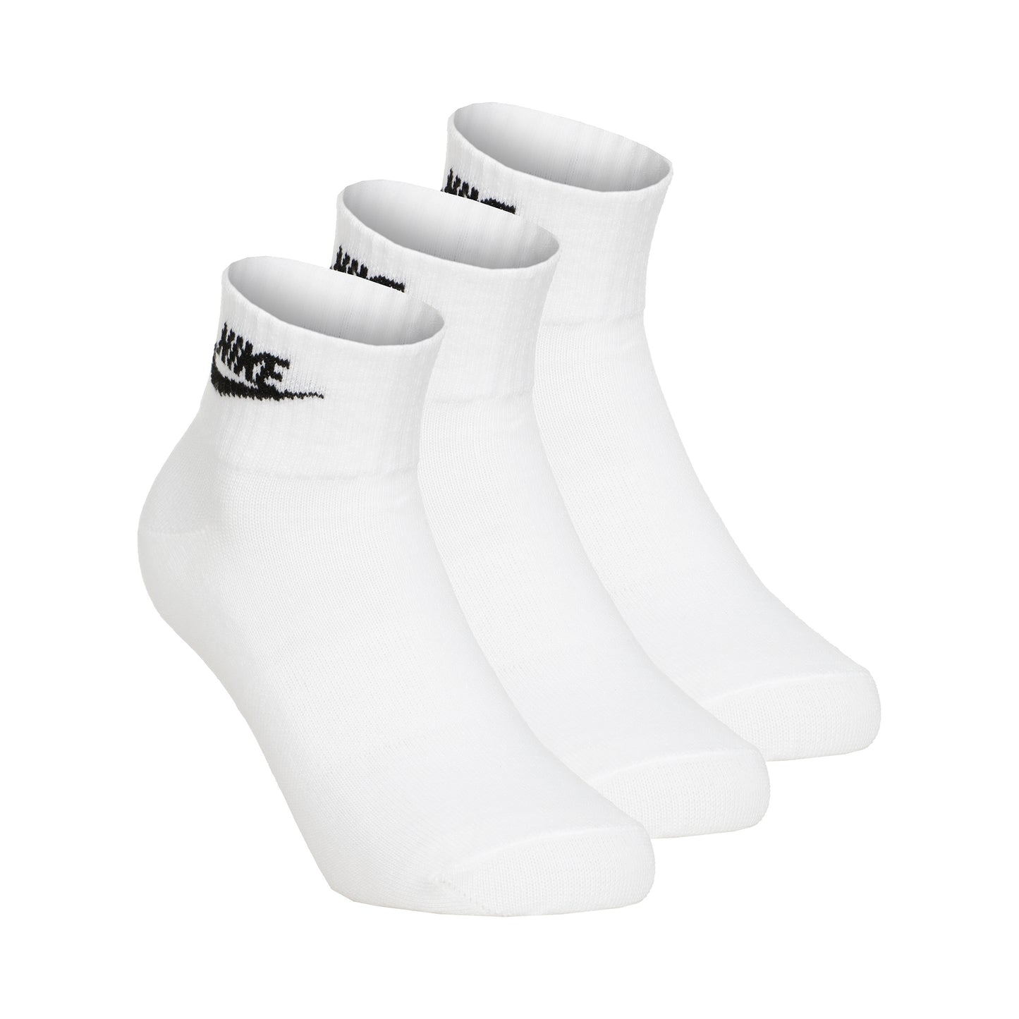 Nike New Essential Ankle Tennisstrumpor 3-pack Unisex - vit,