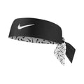 Dri-Fit Head Tie 3.0 Reversible Printed Bandana Unisex - vit, svart