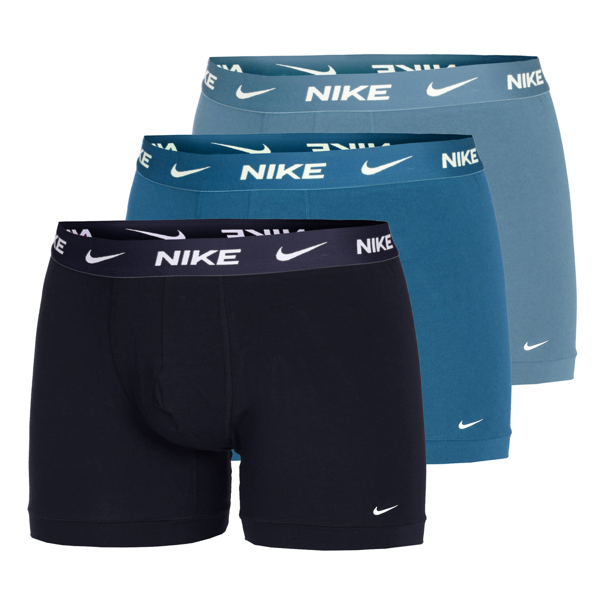 Nike Essential Micro Brief Boxershorts 3-pack Herrar - blå, flerfärgad