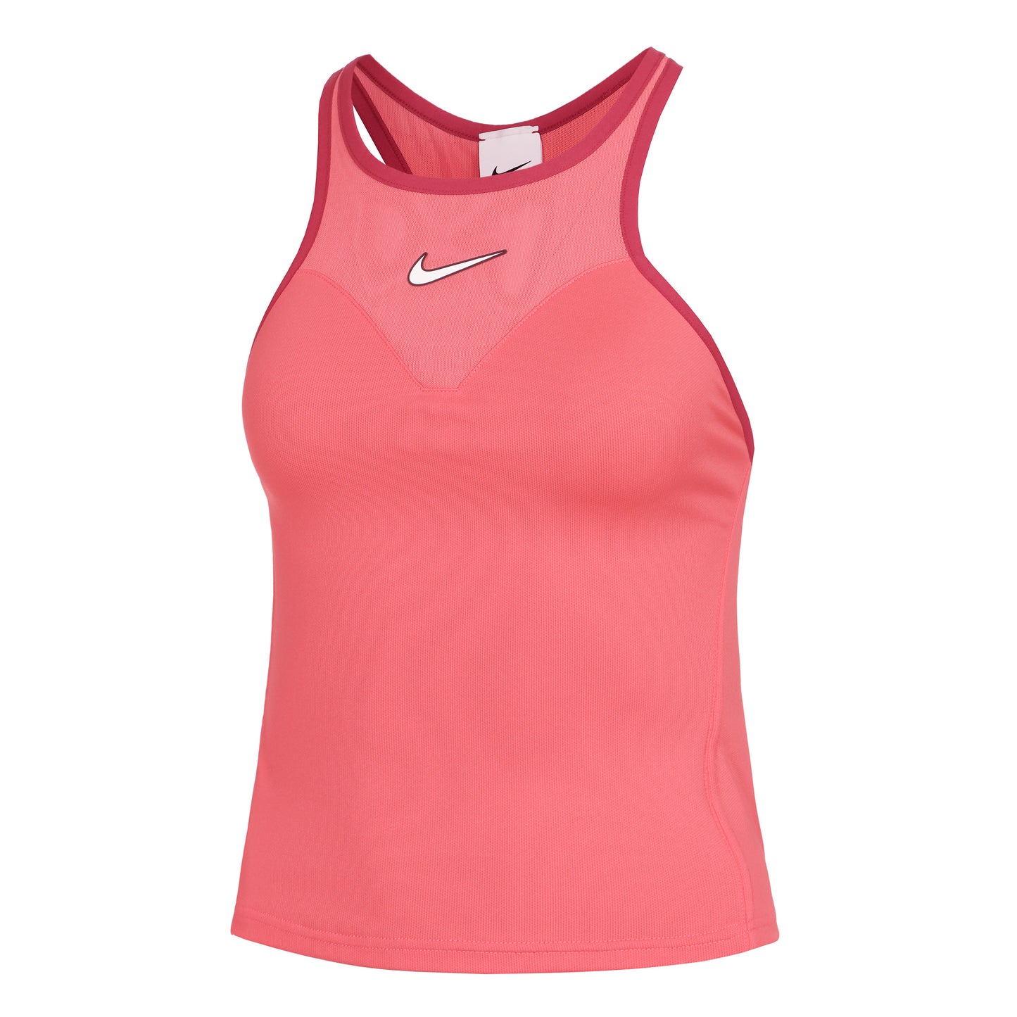Nike Dri-Fit Court Slam Solid Linne Damer-Korall,Mörkröd