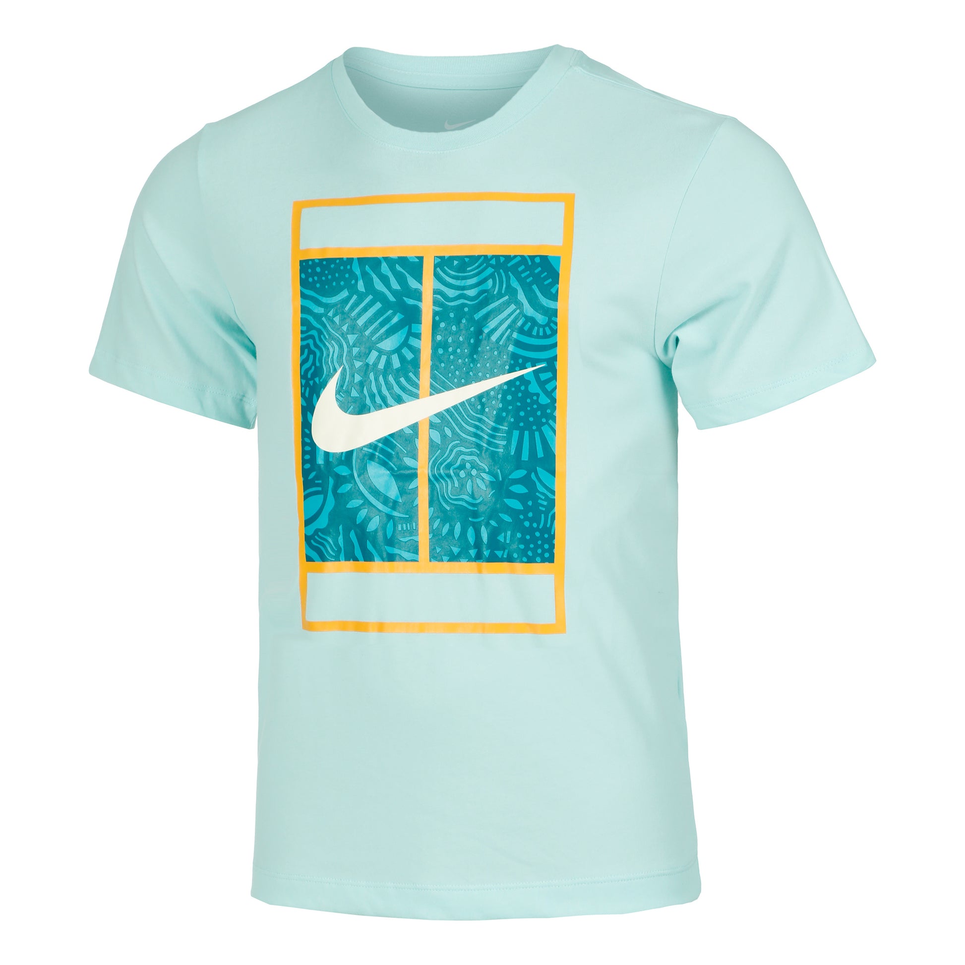Nike Dri-Fit Court T-shirt Herrar - mint, flerfärgad