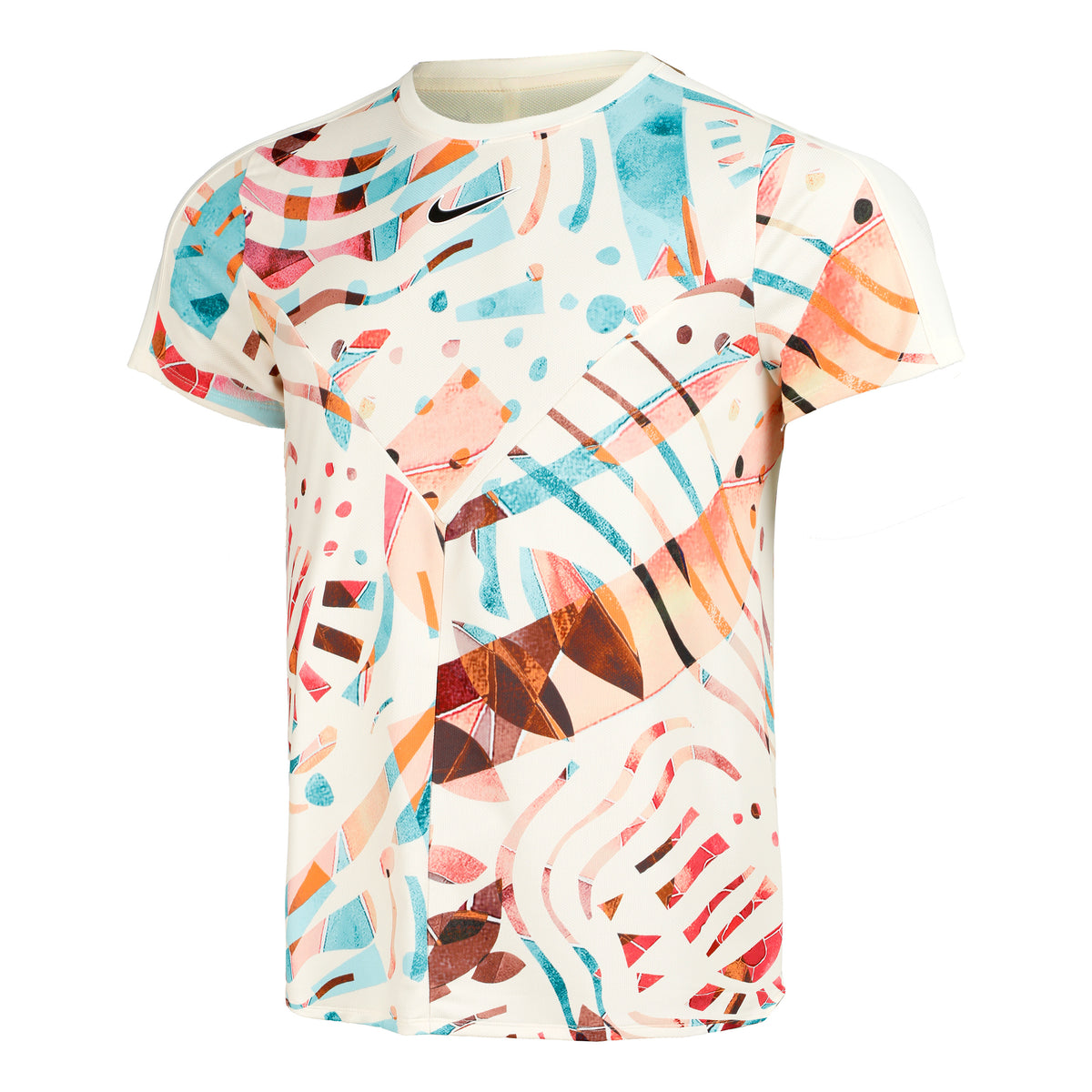 Nike Dri-Fit Court Slam T-shirt Herrar - vit, flerfärgad