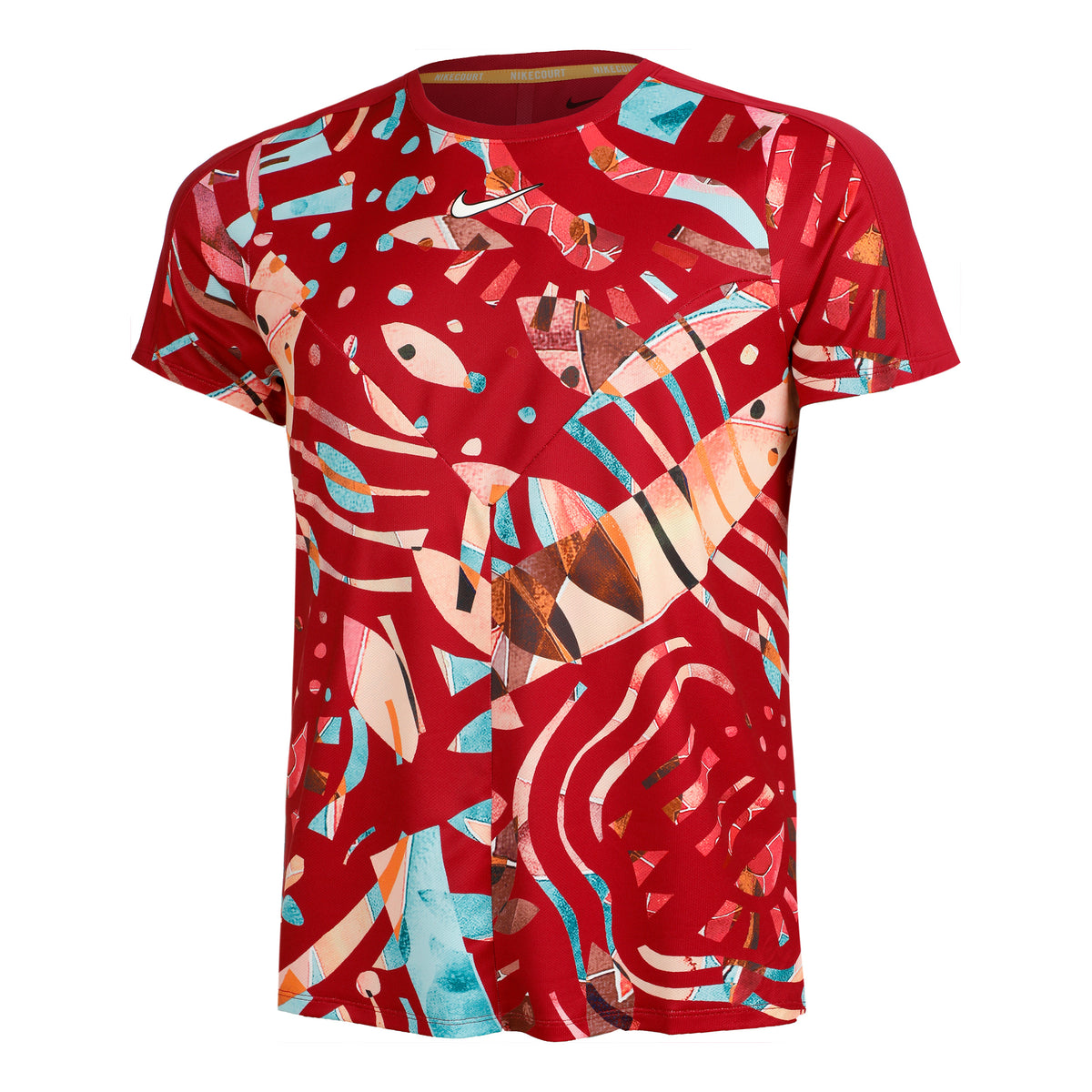 Nike Dri-Fit Court Slam T-shirt Herrar - berry, flerfärgad