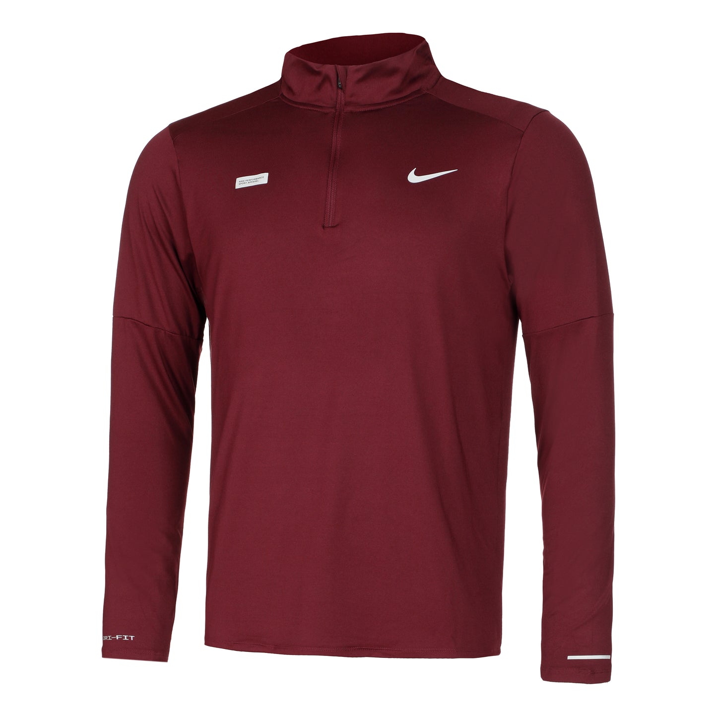 Nike Dri-FIT Element Flash Half-Zip Löpartröja Herrar - röd, silver