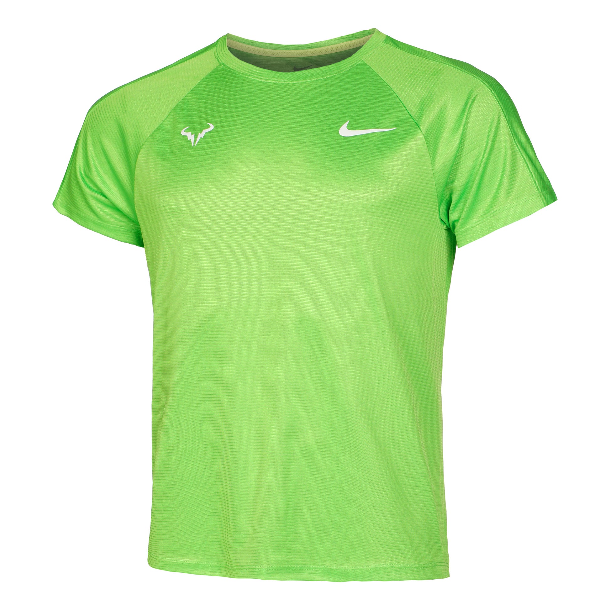 Nike Dri-Fit RAFA MNK Challenger T-shirt Herrar - neongrön,