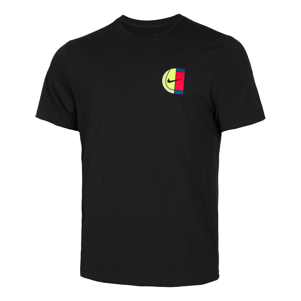 Nike Court Open T-shirt Herrar - svart,