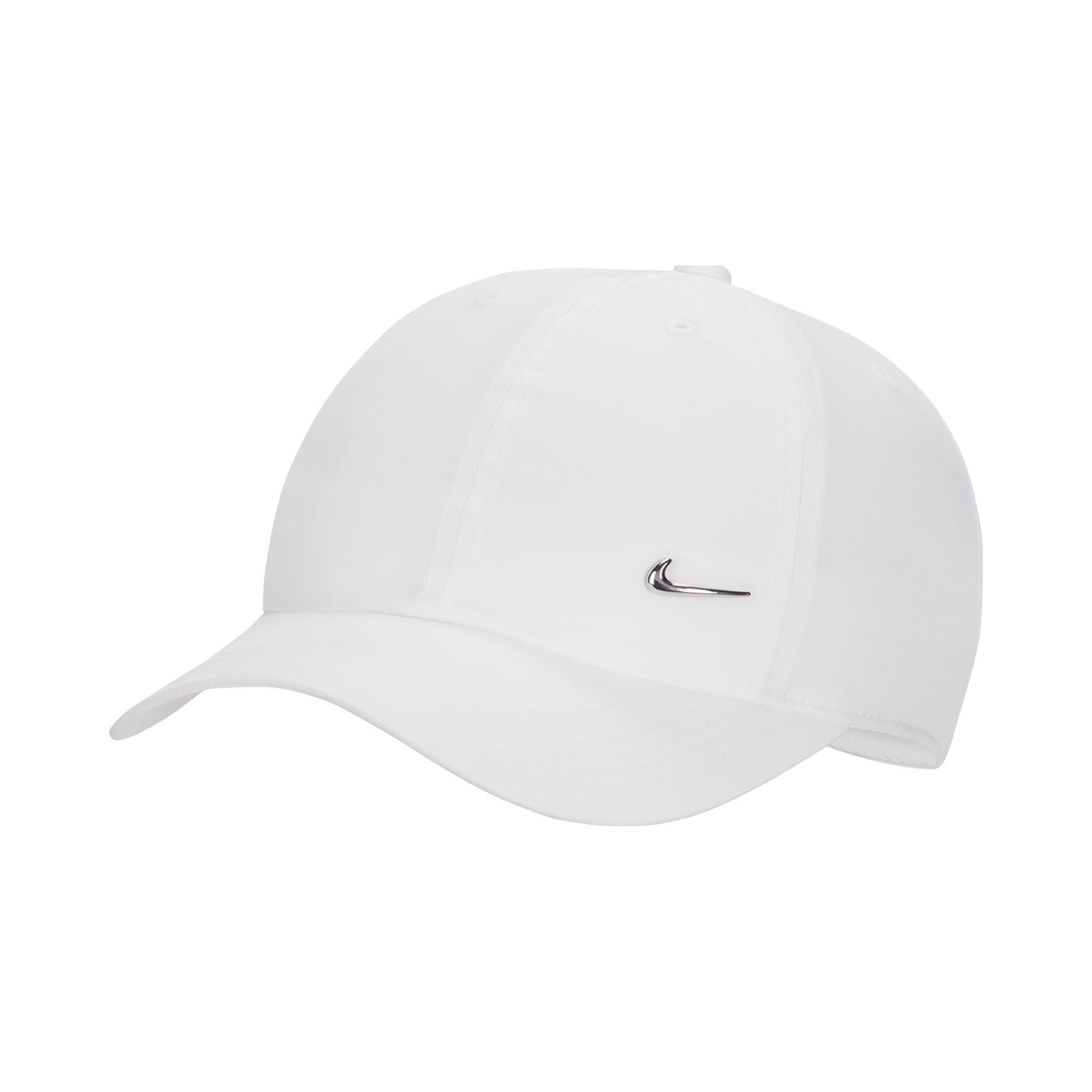 Nike Dri-FIT Club Metal Swoosh Keps Barn-vit