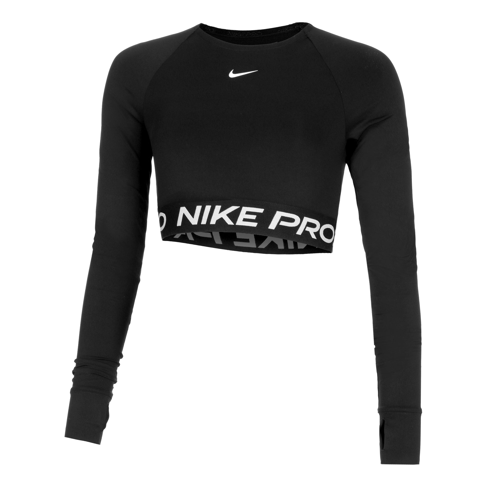 Nike Pro Dri-Fit 365 Crop Långärmat Damer - svart,