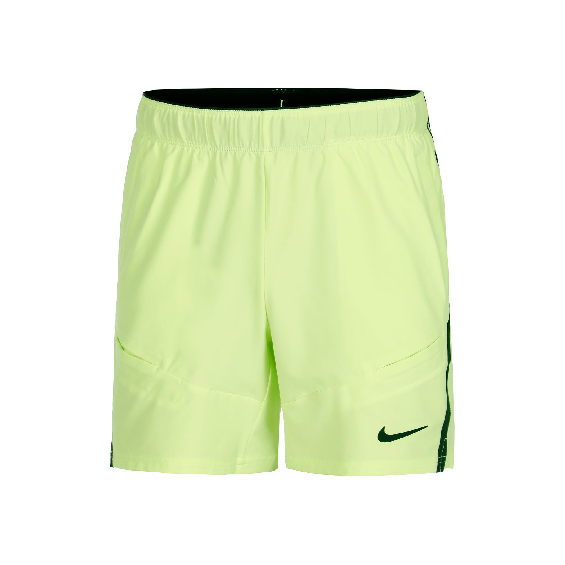 Nike Court Dri-Fit Advantage  7in Shorts Herrar - citrongul, svart