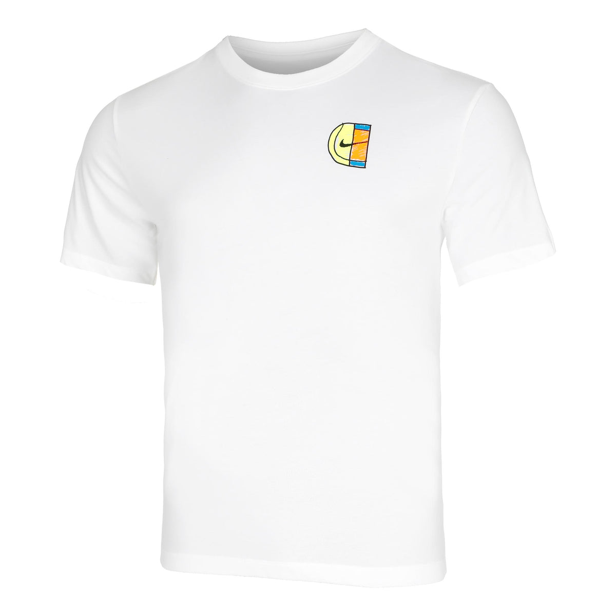 Nike Court Dri-Fit  Open T-shirt Herrar - vit,
