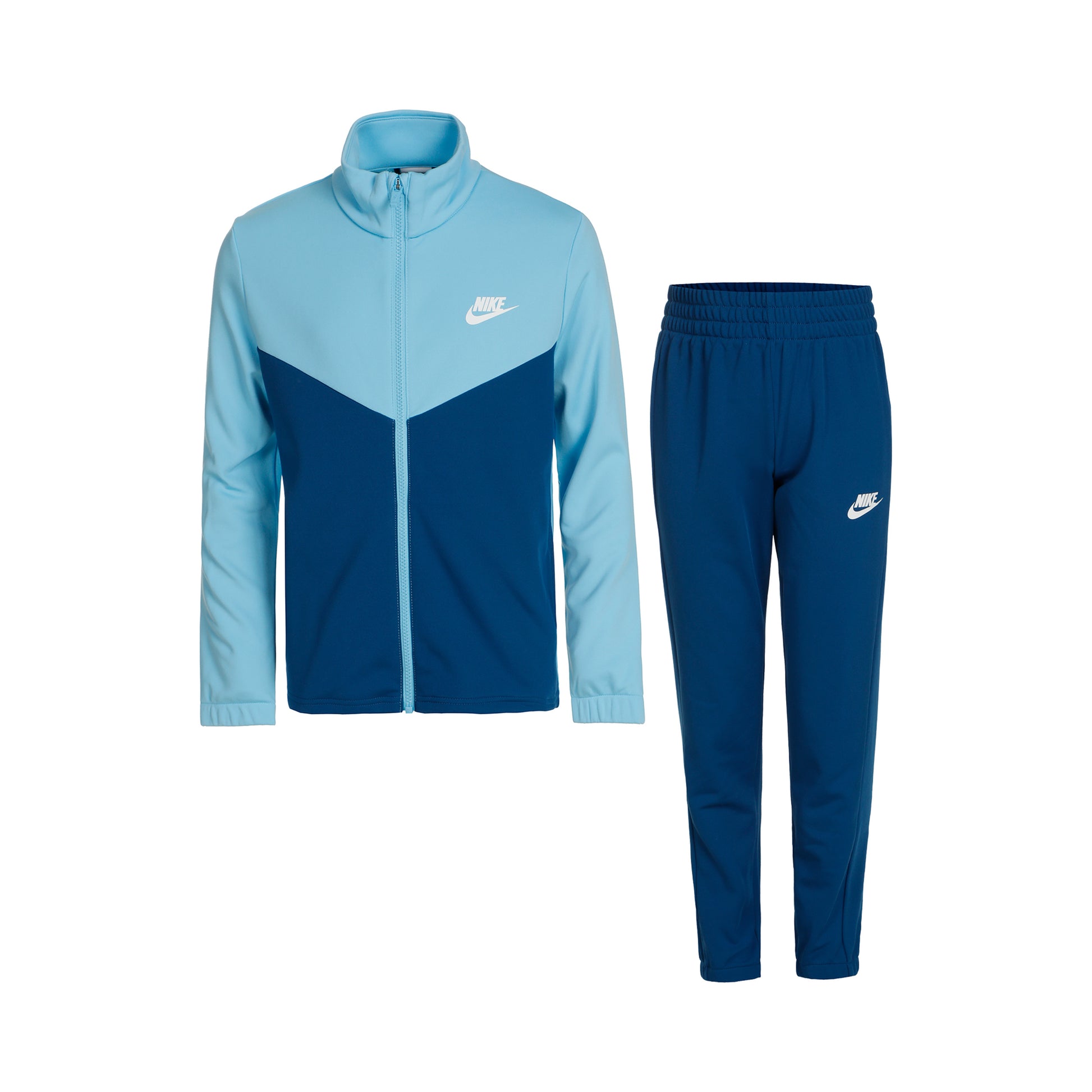 Nike Poly Fullzip Träningsoverall Barn - blå, ljusblå