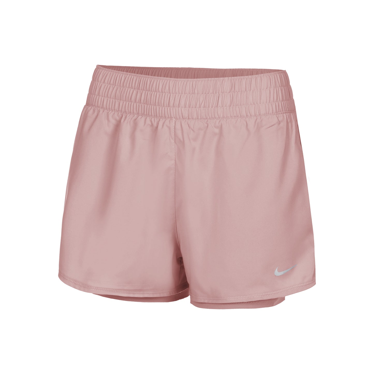 Nike Dri-Fit One High Rise 2in1 3in Shorts Damer - gammal rosa
