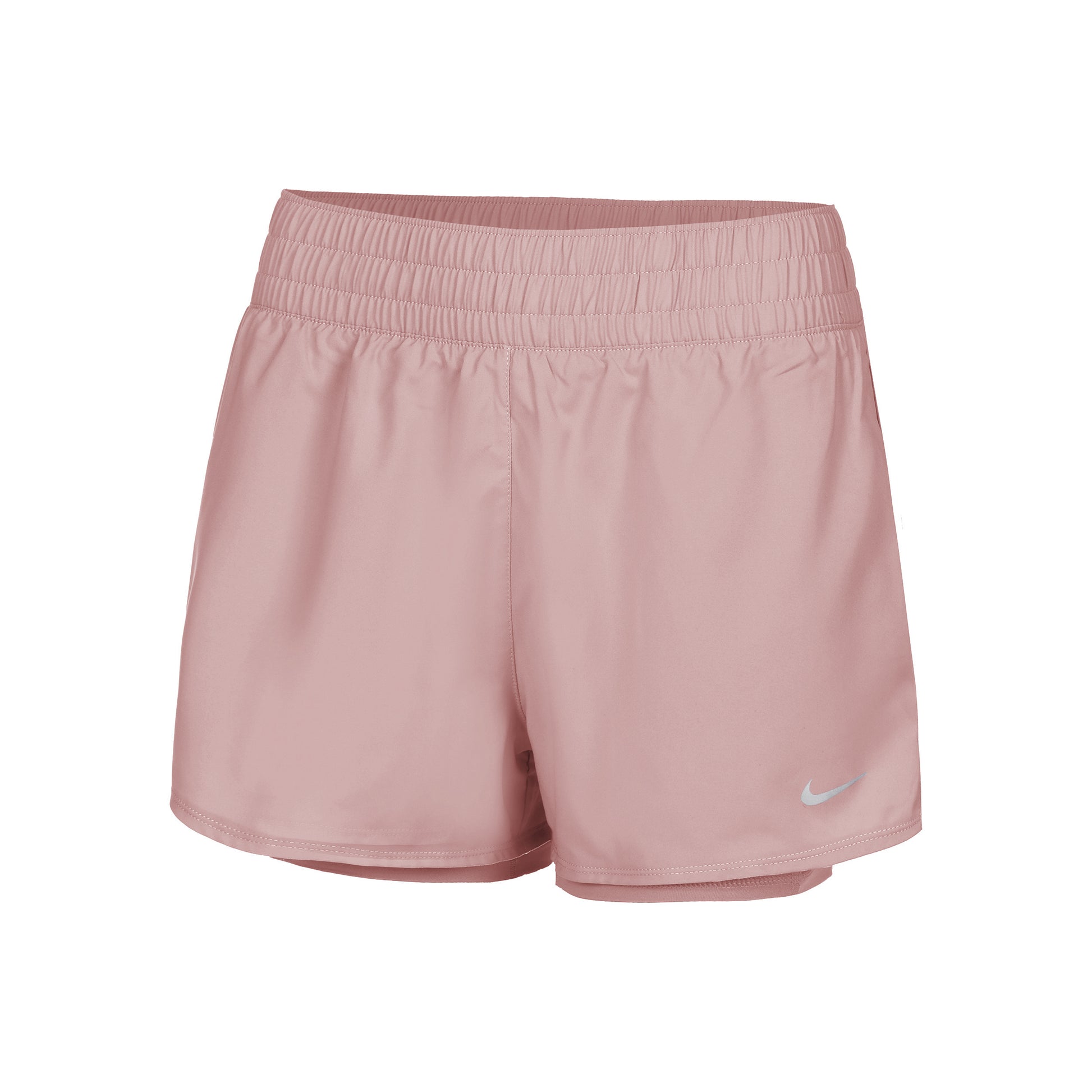 Nike Dri-Fit One High Rise 2in1 3in Shorts Damer - gammal rosa