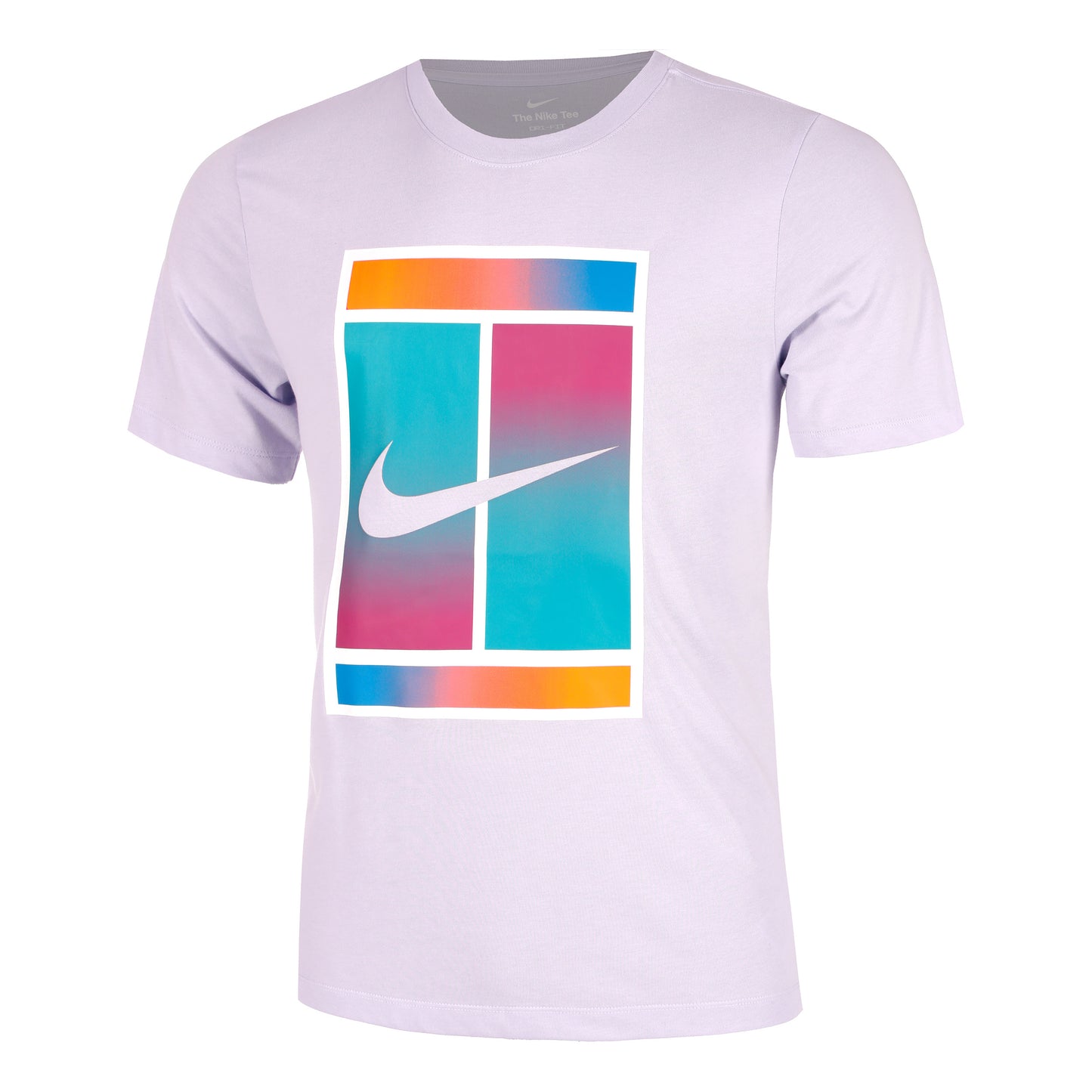 Nike Court Dri-Fit  Heritage T-shirt Herrar - grå, flerfärgad