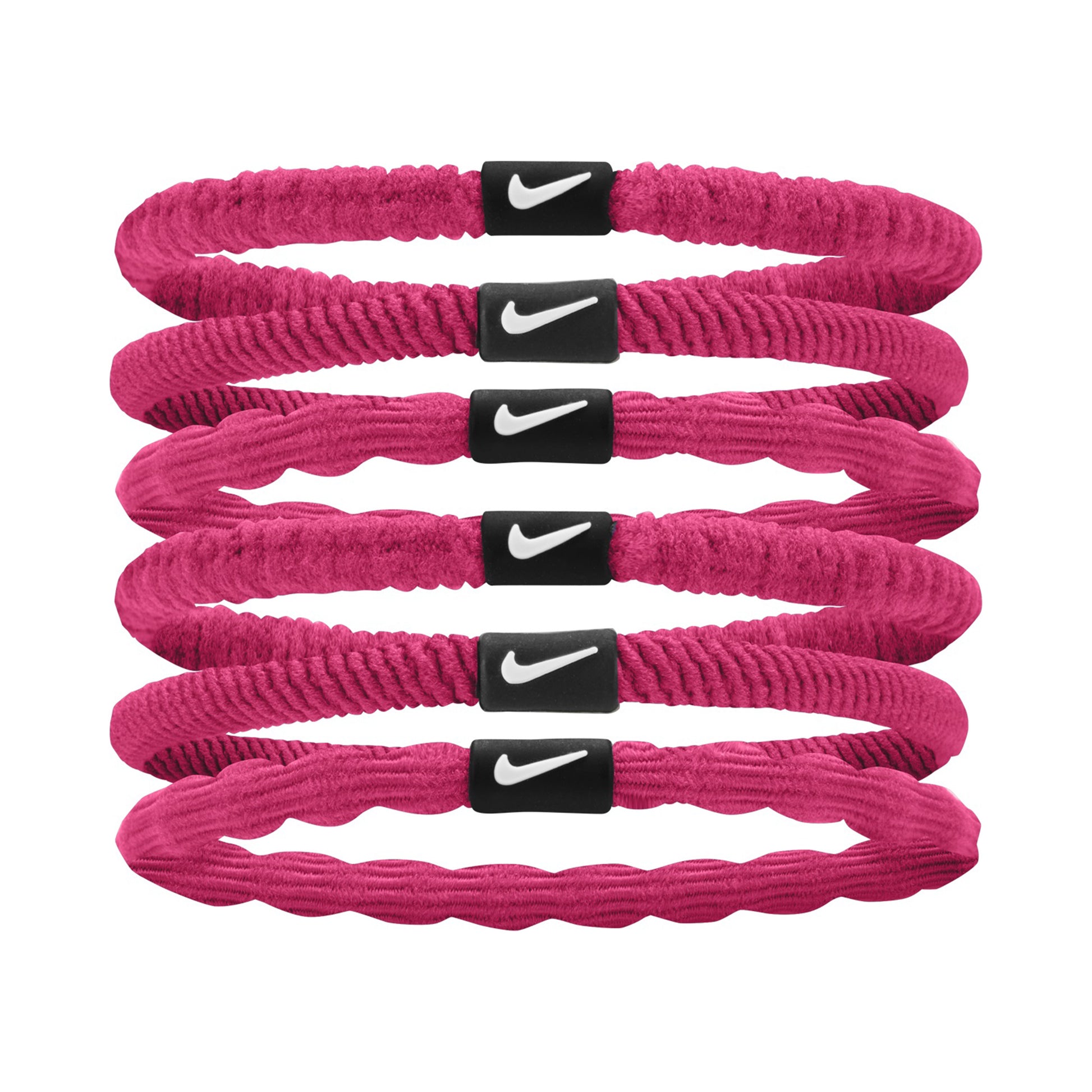 Nike Flex Hair Tie Hårband 6-pack Unisex - pink,