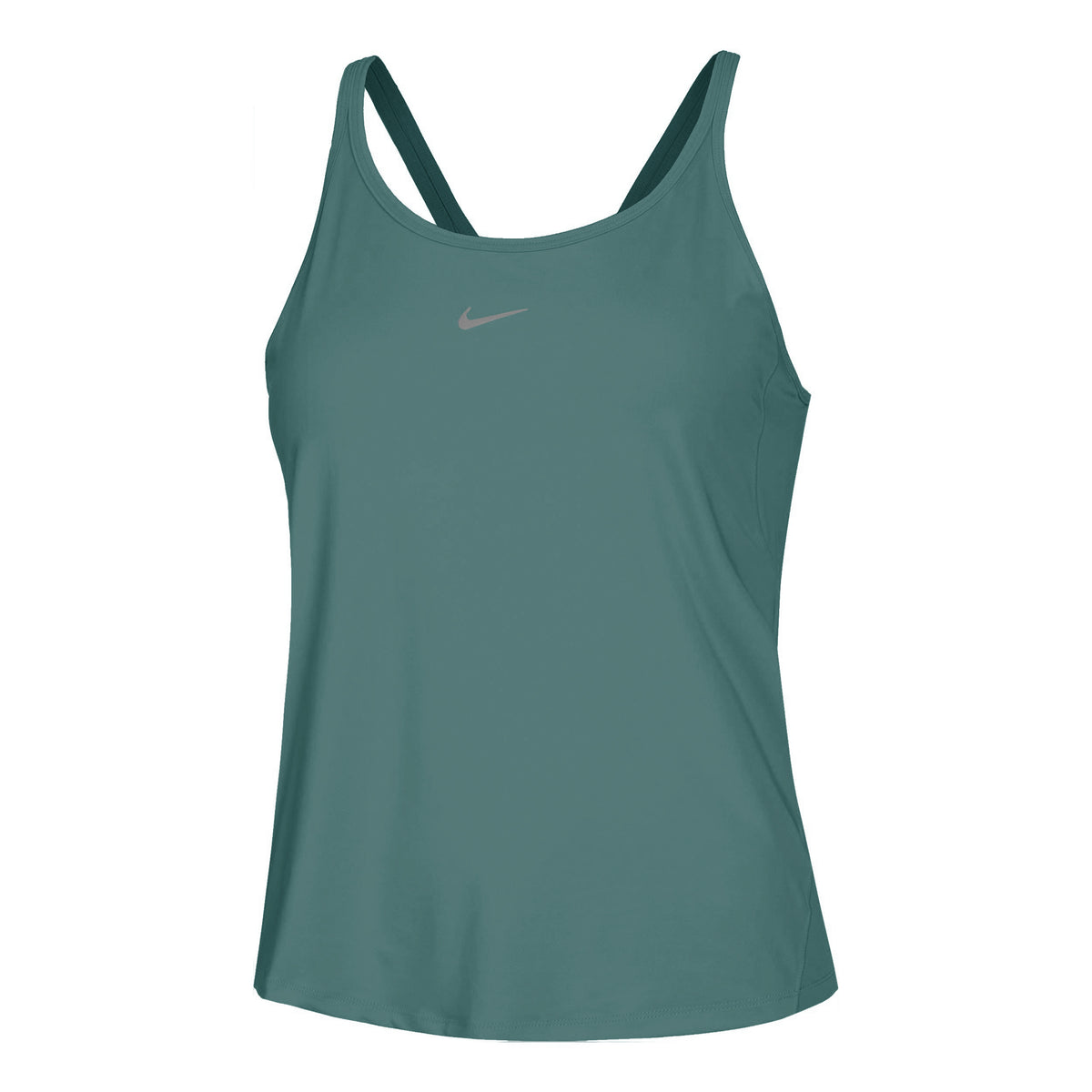 Nike One Dri-Fit Linne Damer - mörkgrön, svart