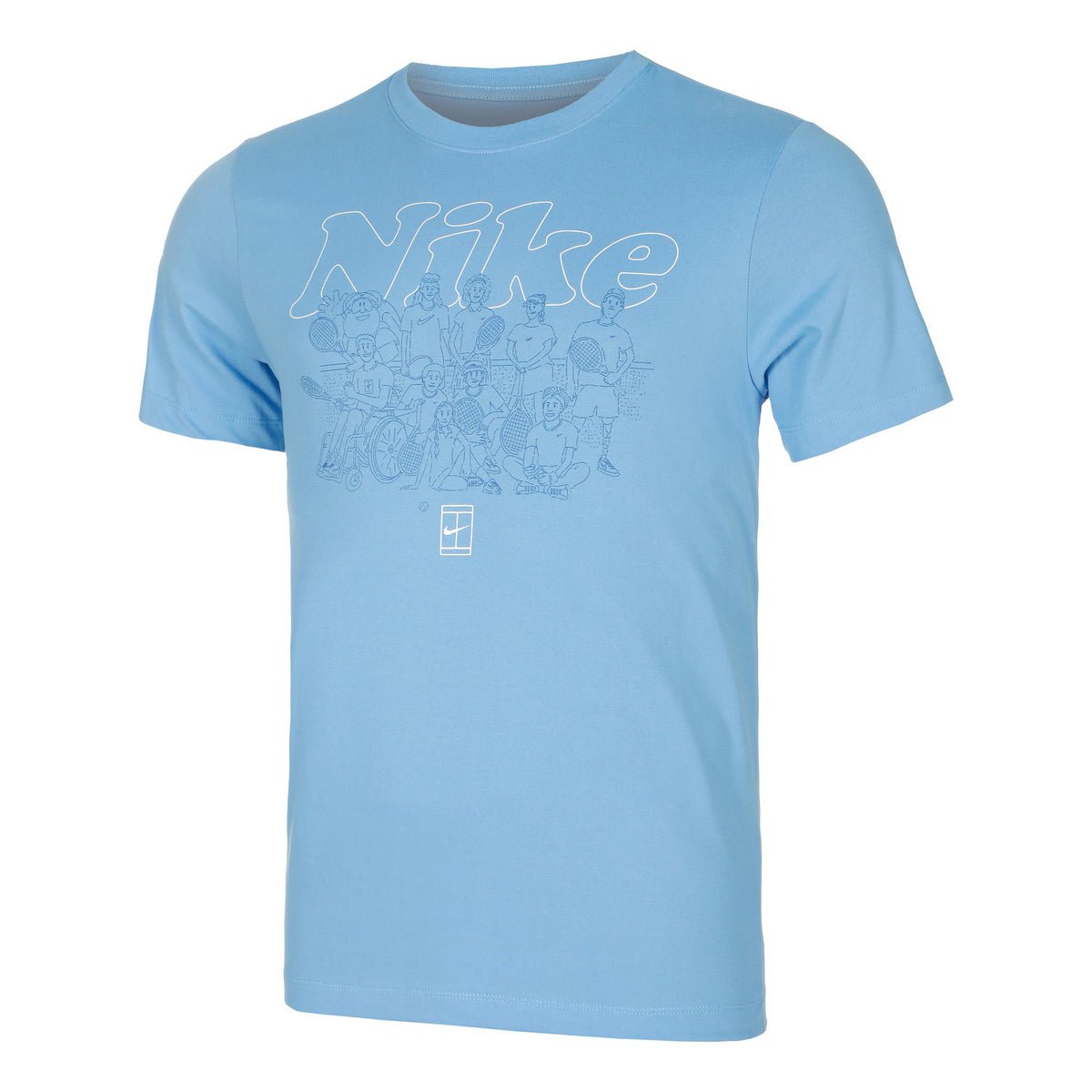 Nike Dri-Fit Court Club OC T-shirt Herrar - blå,