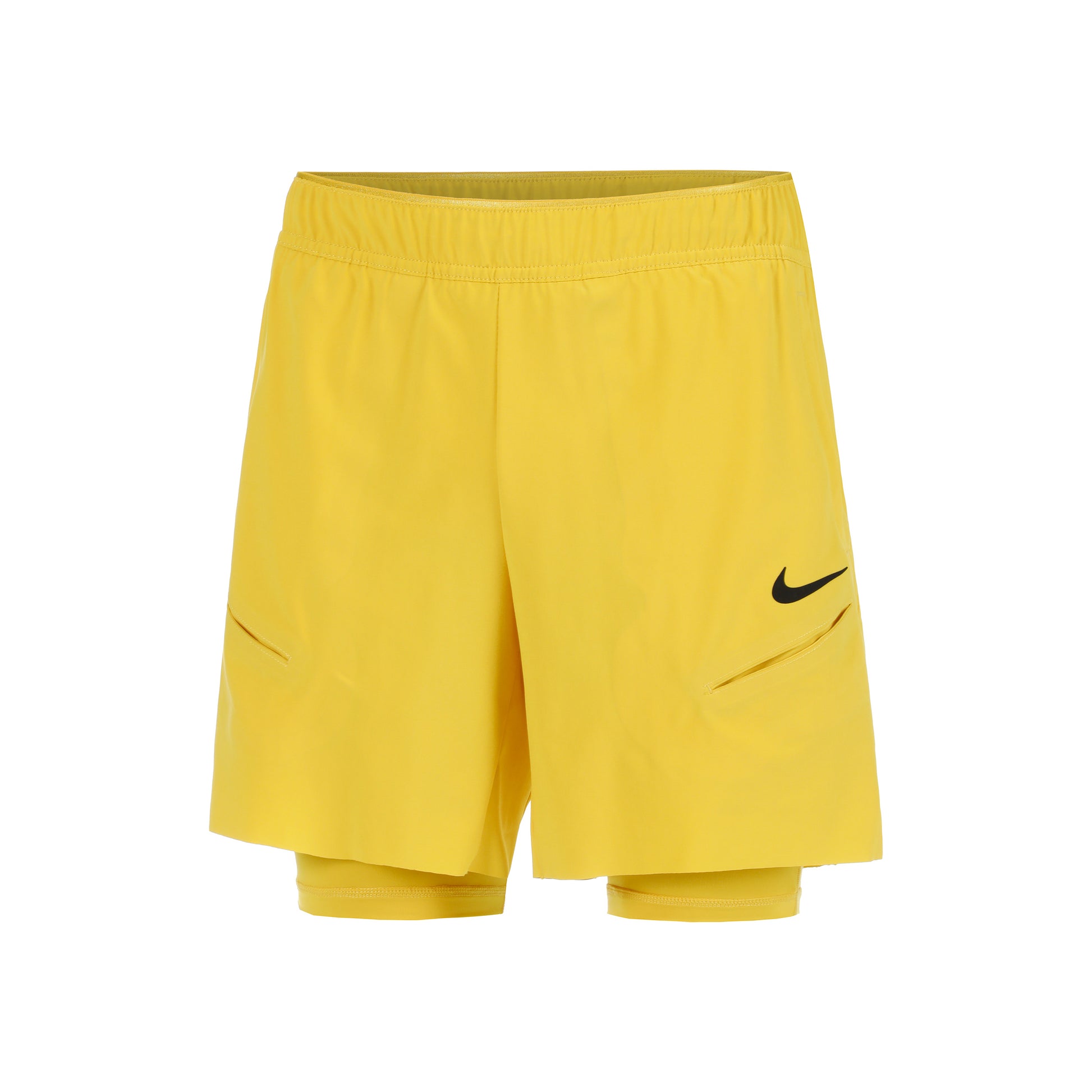 Nike Dri-Fit Court Slam Shorts Herrar - gul, orange