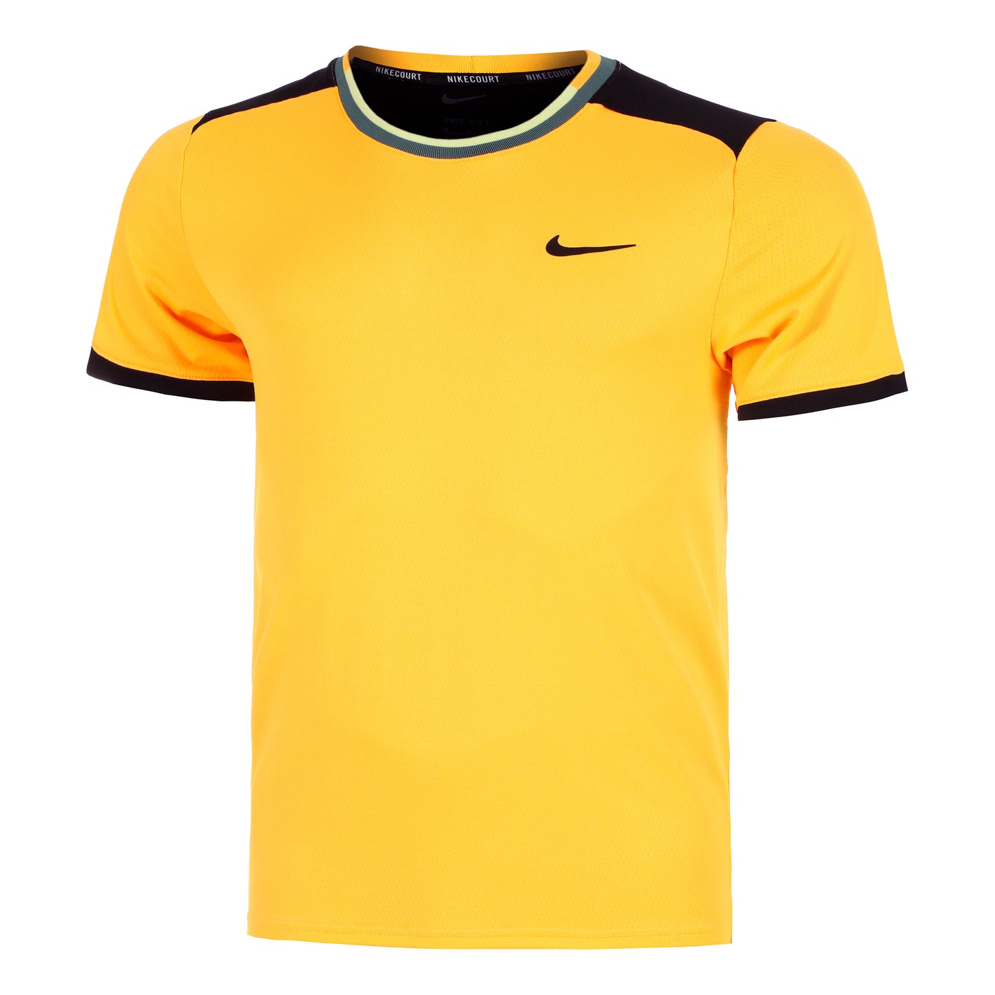 Nike Court Dri-Fit Advantage T-shirt Herrar - orange, svart