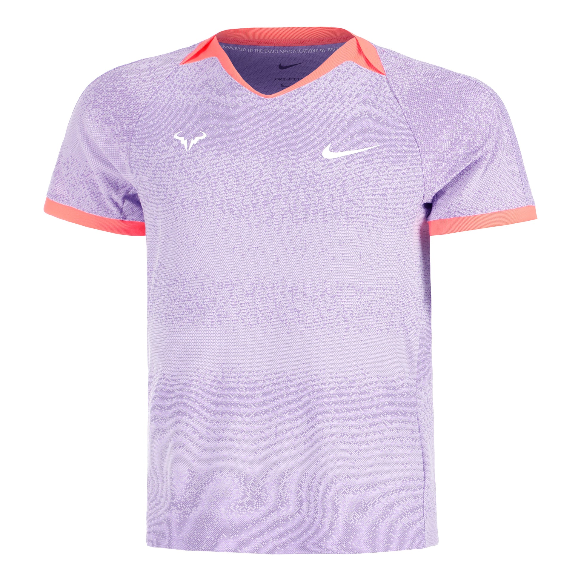 Nike Rafa Court Dri-Fit Advantage T-shirt Herrar - lila, orange