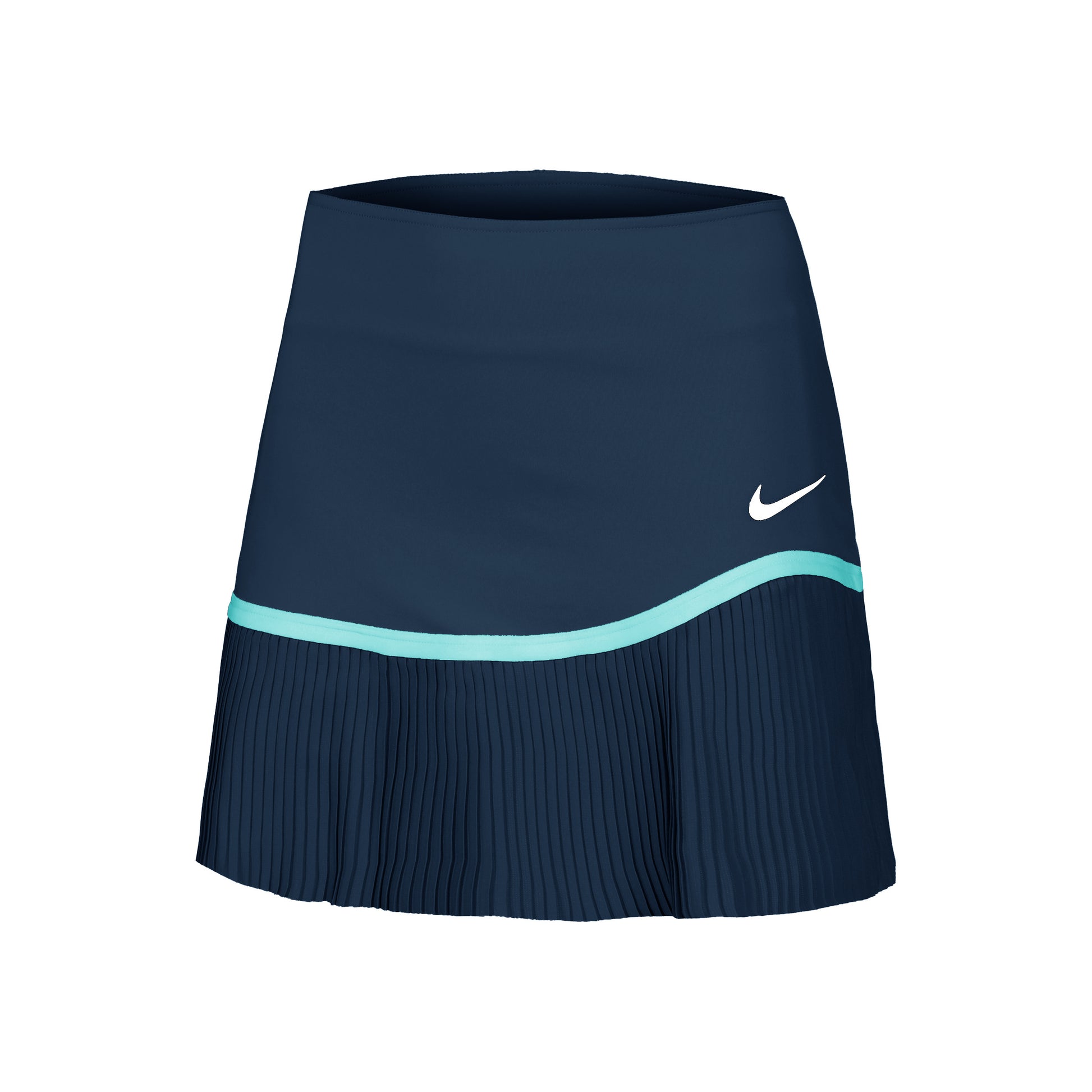 Nike Dri-Fit Advantage Pleated Kjol Damer - mörkblå, turkos