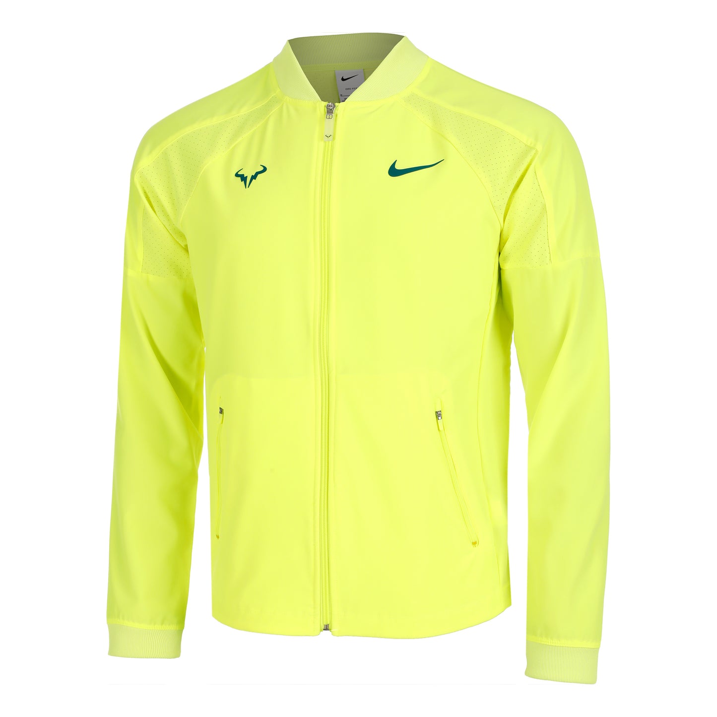 Nike Dri-Fit RAFA MNK Träningsjacka Herrar - neongul,