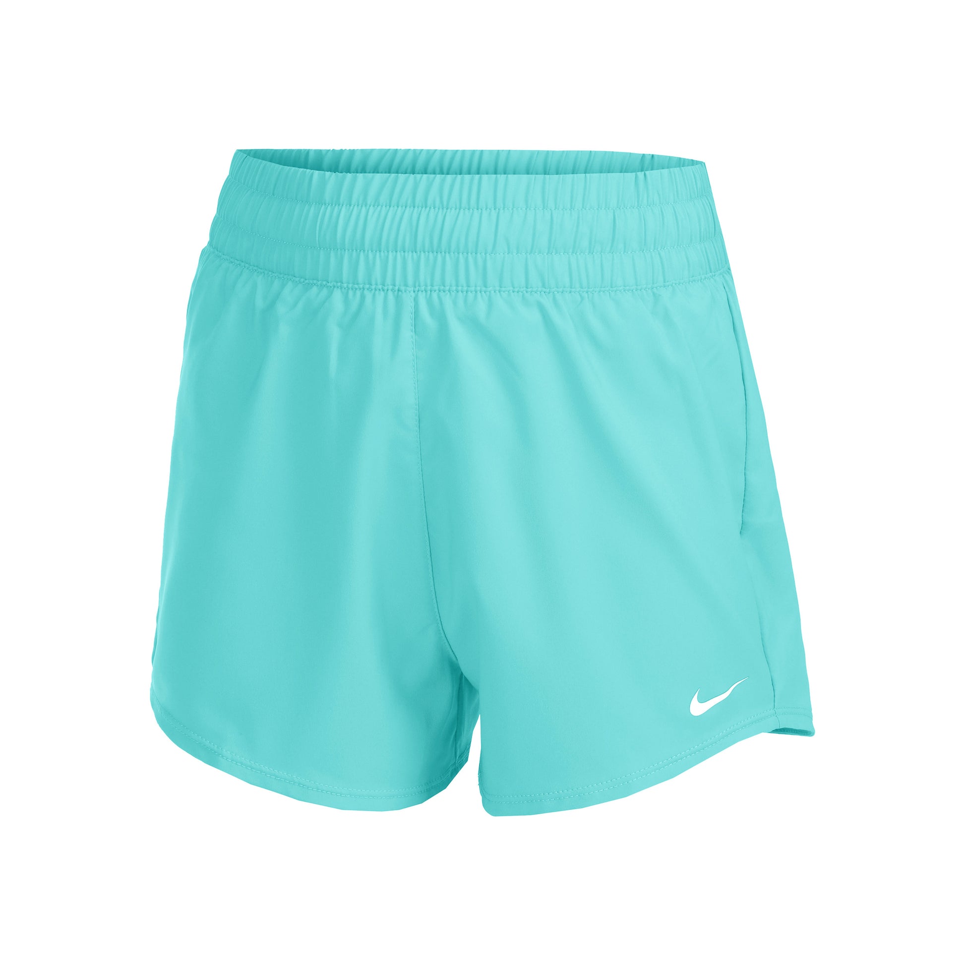 Nike Dri-Fit Big Kids High Waisted Woven Shorts Flickor - turkos,