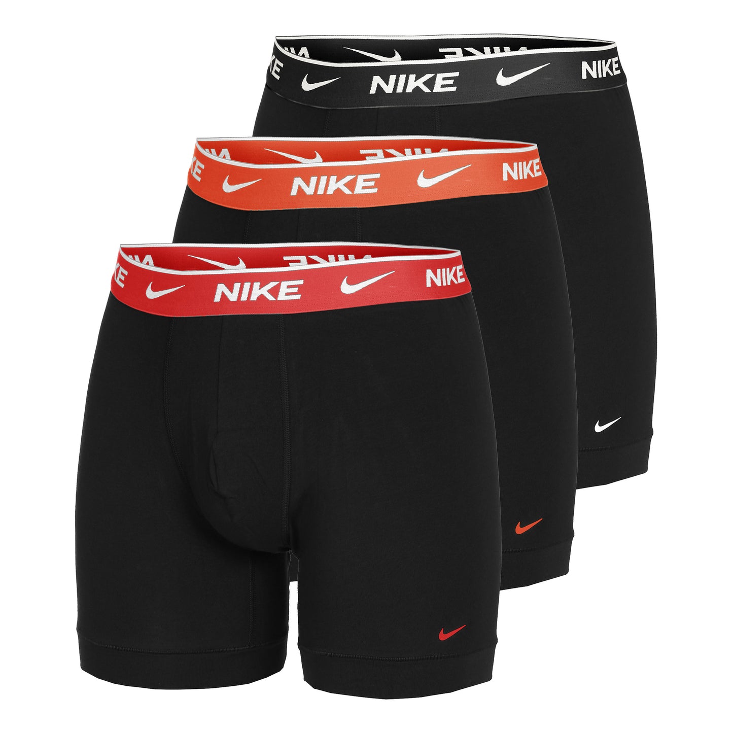Nike Everyday Cotton Stretch Boxershorts 3-pack Herrar - svart,