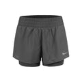 Dri-Fit One Mid Rise 2in1 3in Shorts Damer - grå, svart