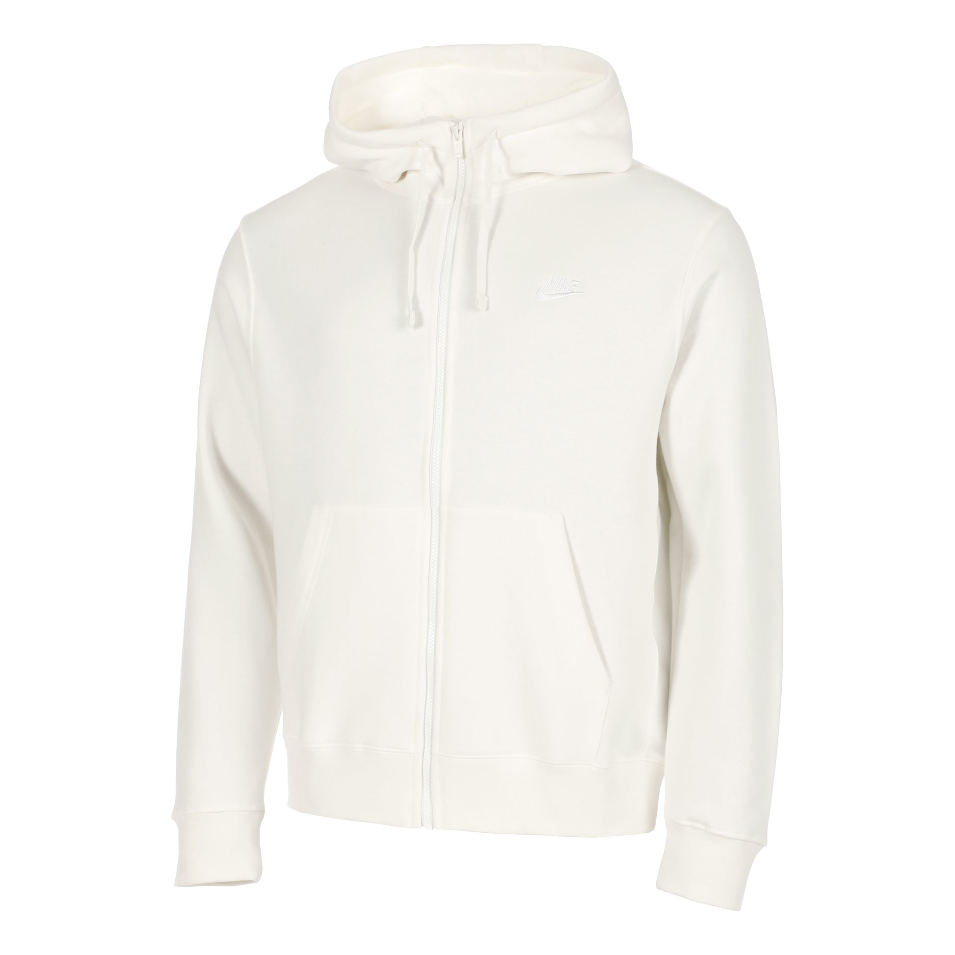 Nike Sportswear Club Full Zip Sweat-jacka Herrar - creme, vit