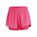 Dri-Fit One Mid Rise 2in1 3in Shorts Damer - pink, silver