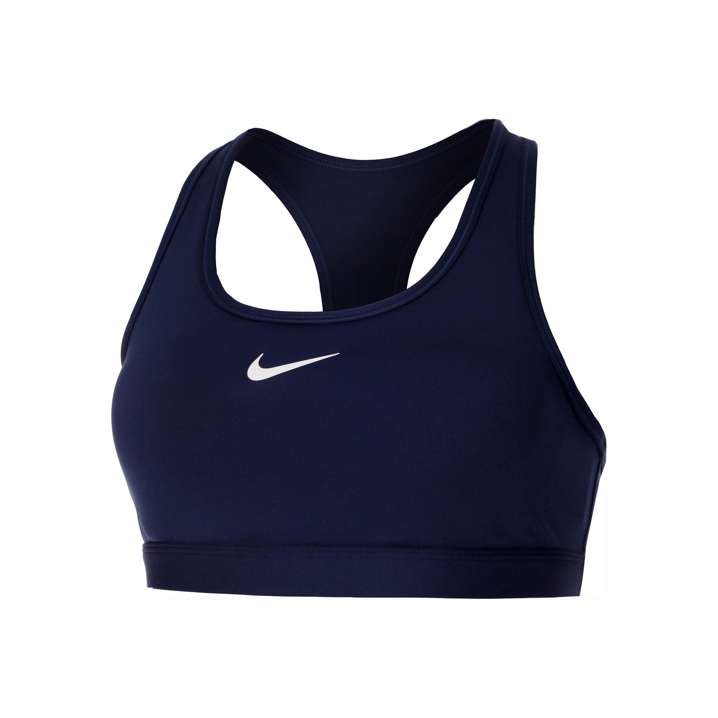 Nike Swoosh Padded Sports Sport-behå Damer-Mörkblå,Vit