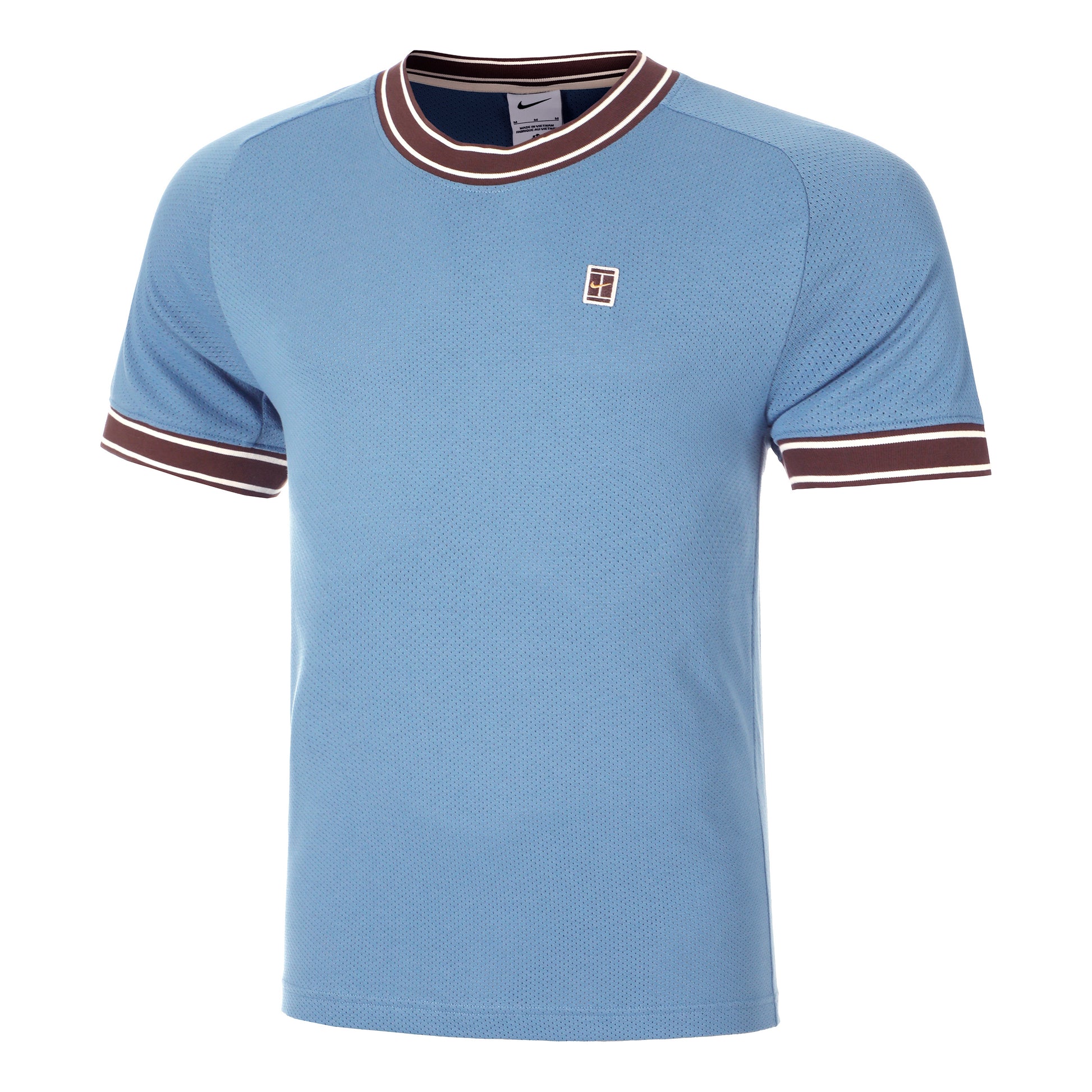 Nike Court Heritage T-shirt Herrar - ljusblå, brun