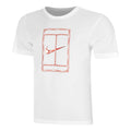 Court Dri-Fit Heritage T-shirt Herrar - vit,