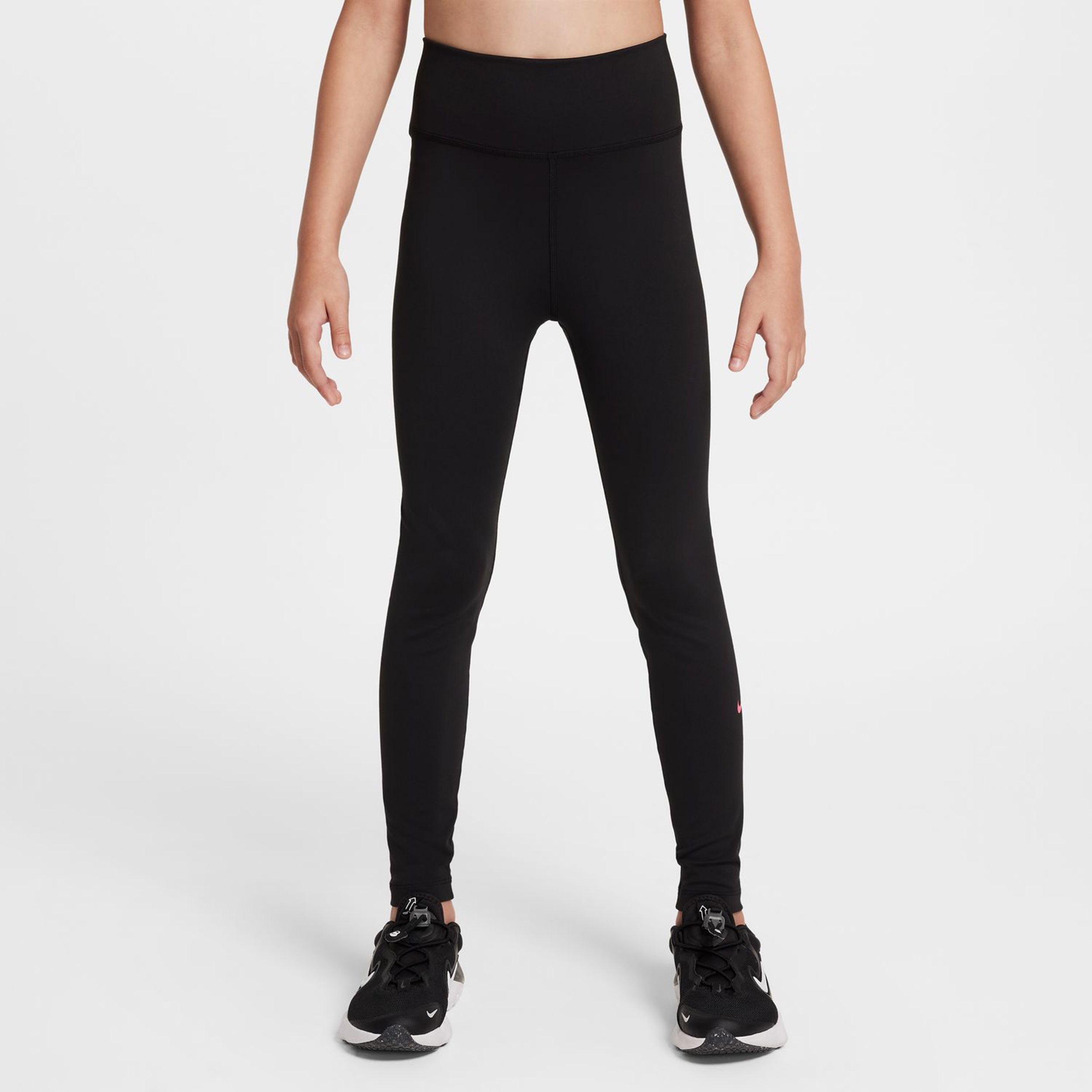 Nike Dri-FIT One All Over Print Tights Flickor-Svart,Pink