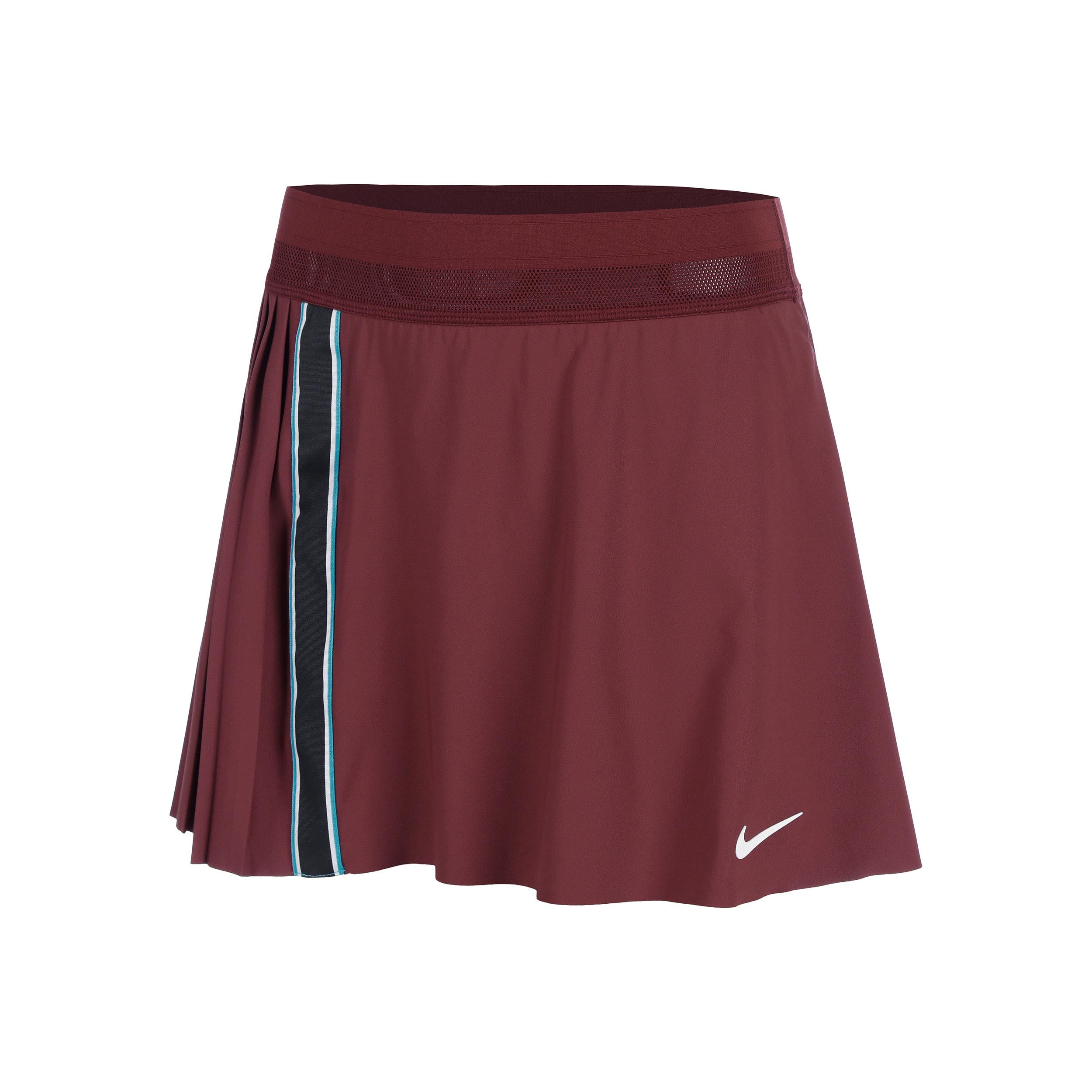 Nike Court Dri-FIT Slam High Rise Kjol Damer-Mörkröd