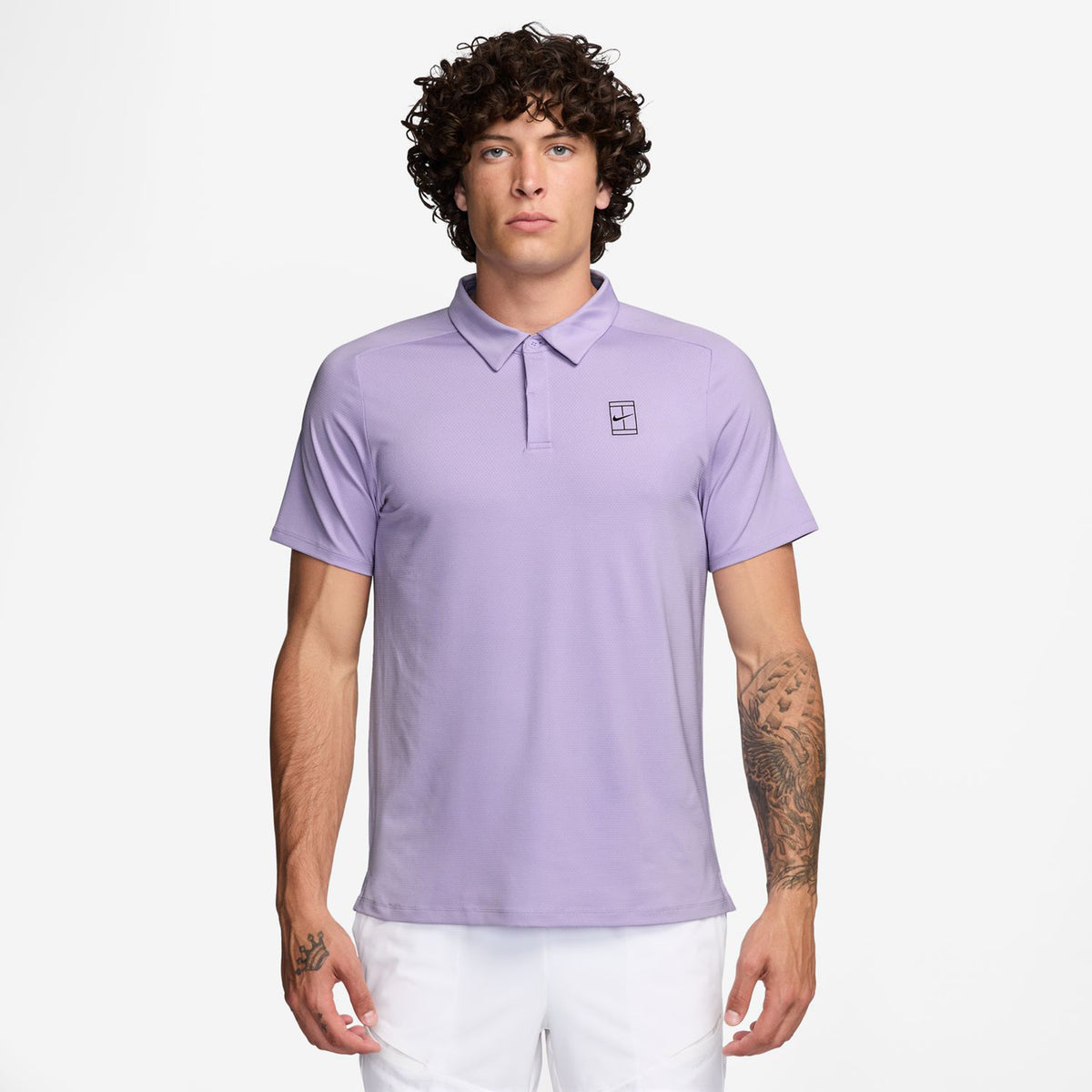Nike Court Dri-FIT Advantage Polo Herrar-Syrén,Svart