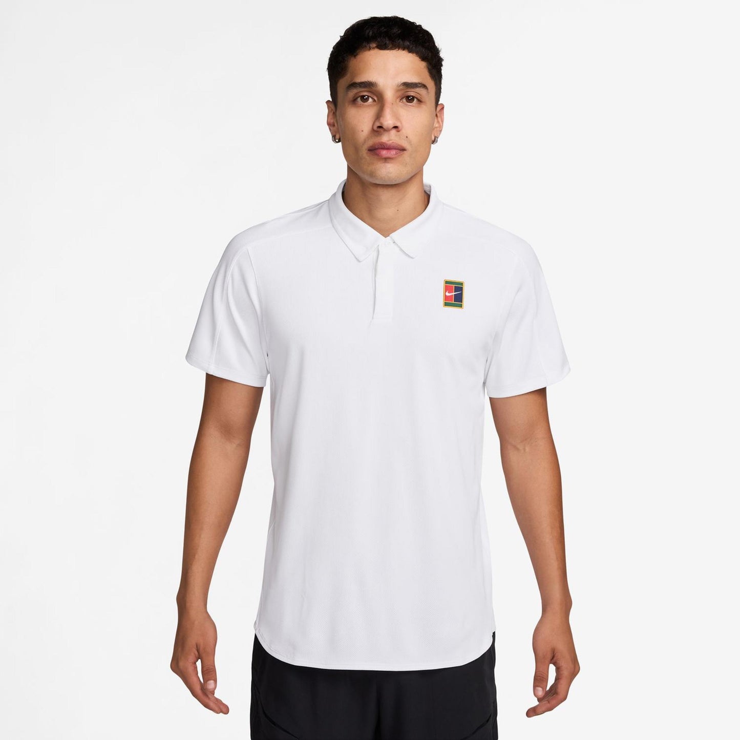 Nike Court Dri-Fit Advantage Slam Polo Herrar - vit,