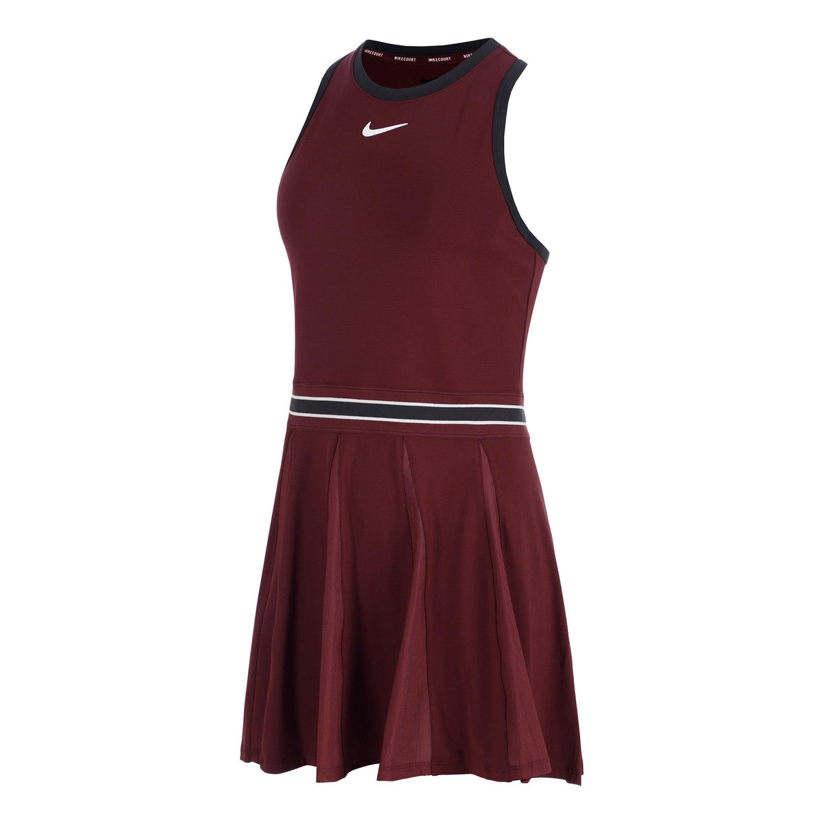 Nike Court Dri-FIT Slam Klänning Damer-Mörkröd