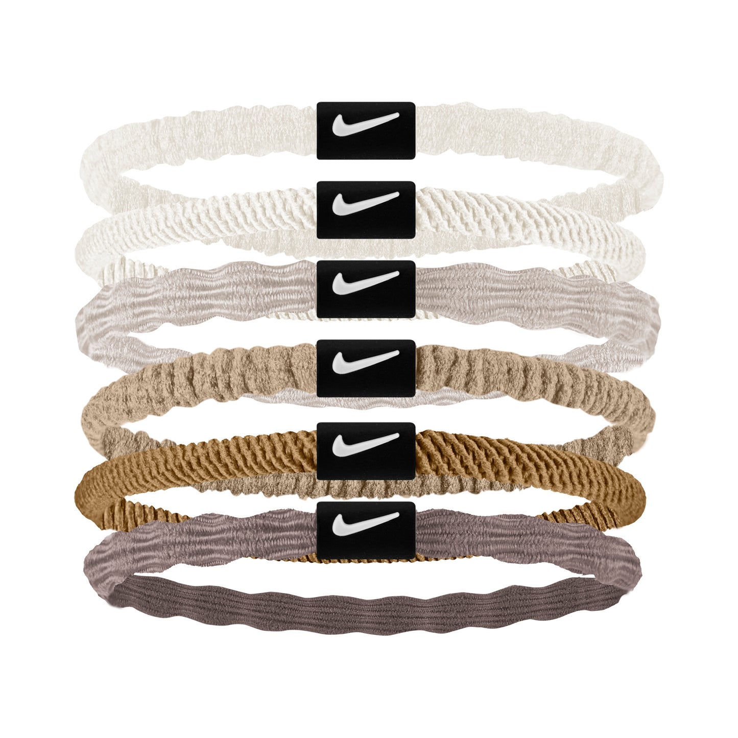 Nike Flex Hårband 6-pack-Flerfärgad,Sand