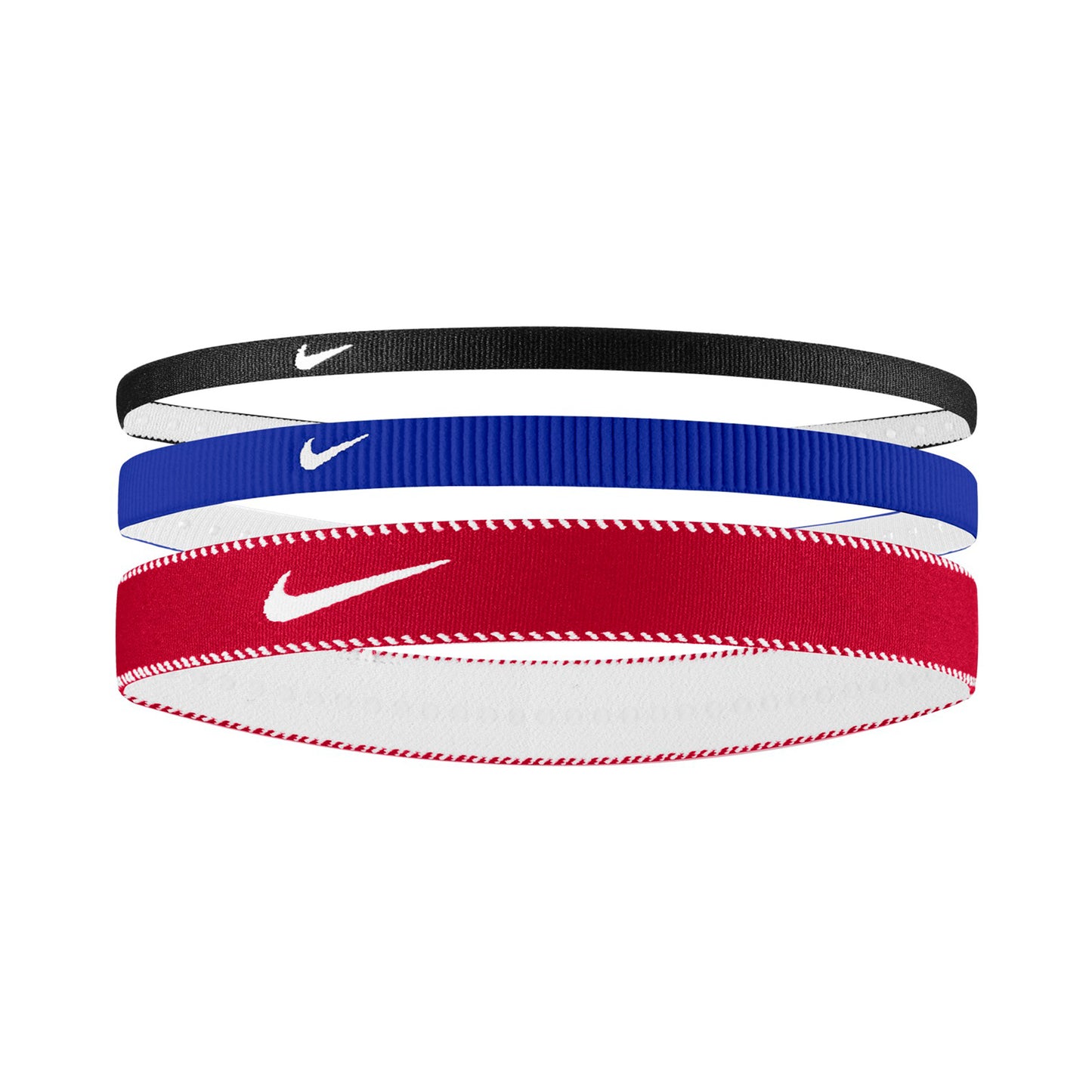 Nike Nike Flex Classic Mixed Hårband 3-pack-Blå,Röd