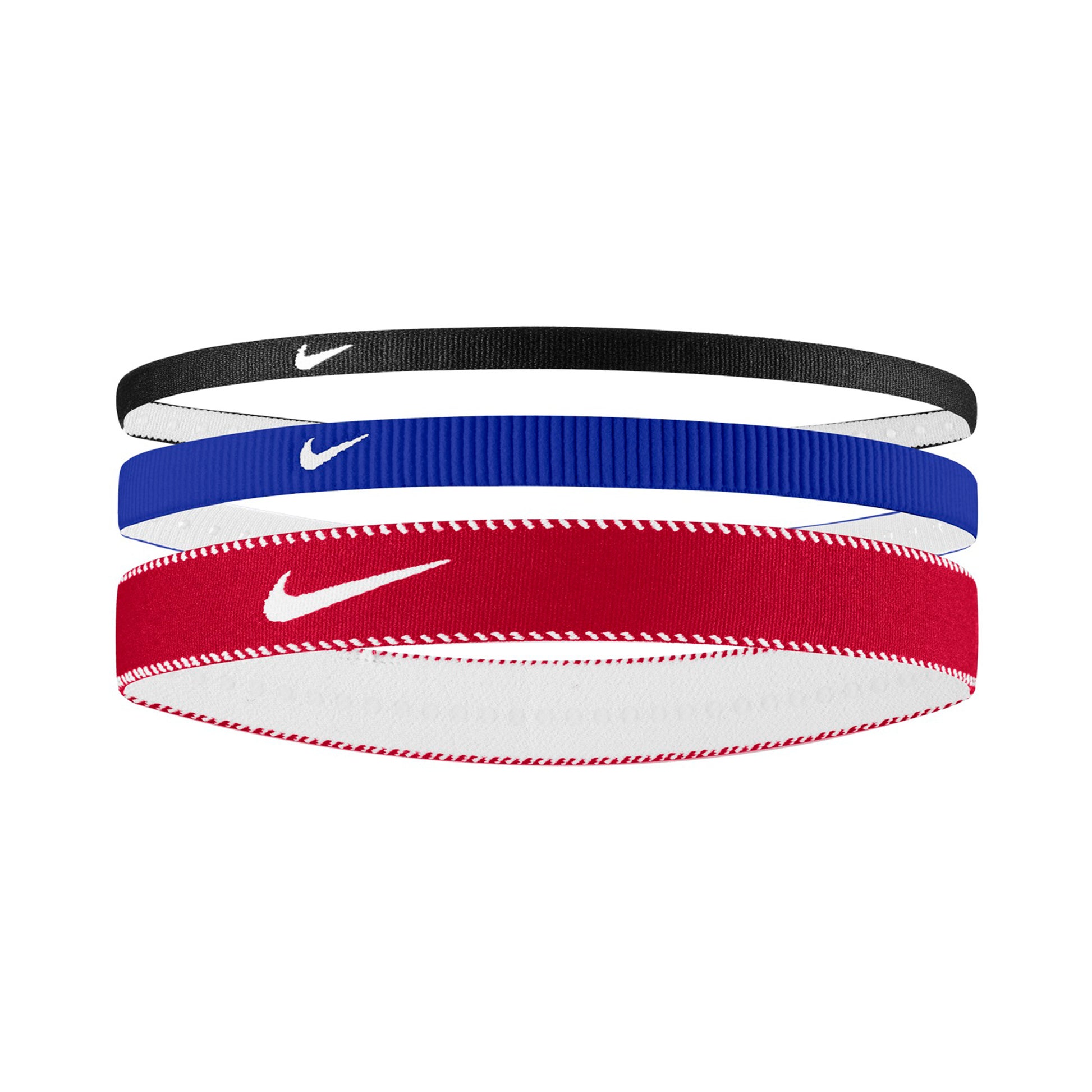 Nike Nike Flex Classic Mixed Hårband 3-pack-Blå,Röd