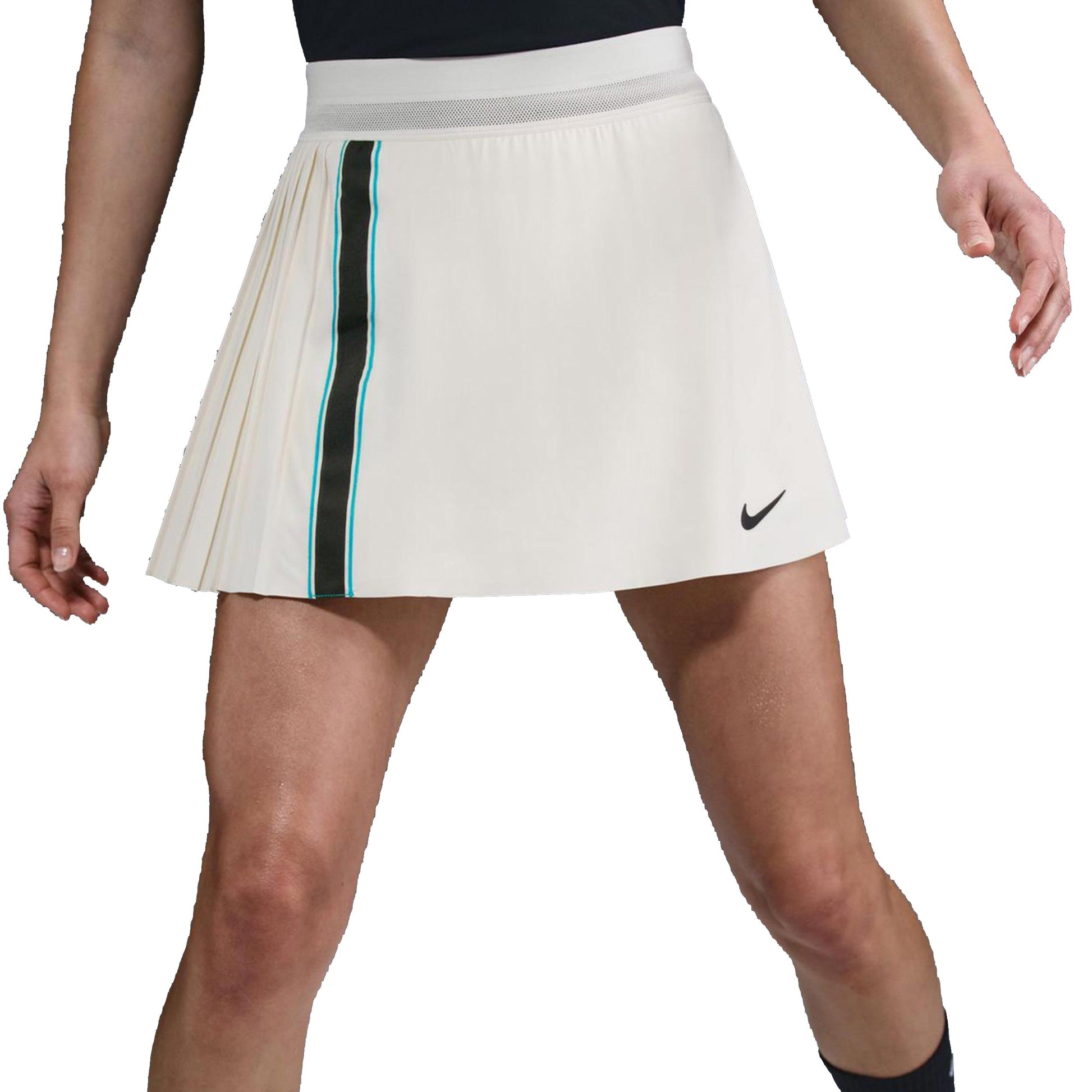 Nike Court Dri-FIT Slam High Rise Kjol Damer-Creme